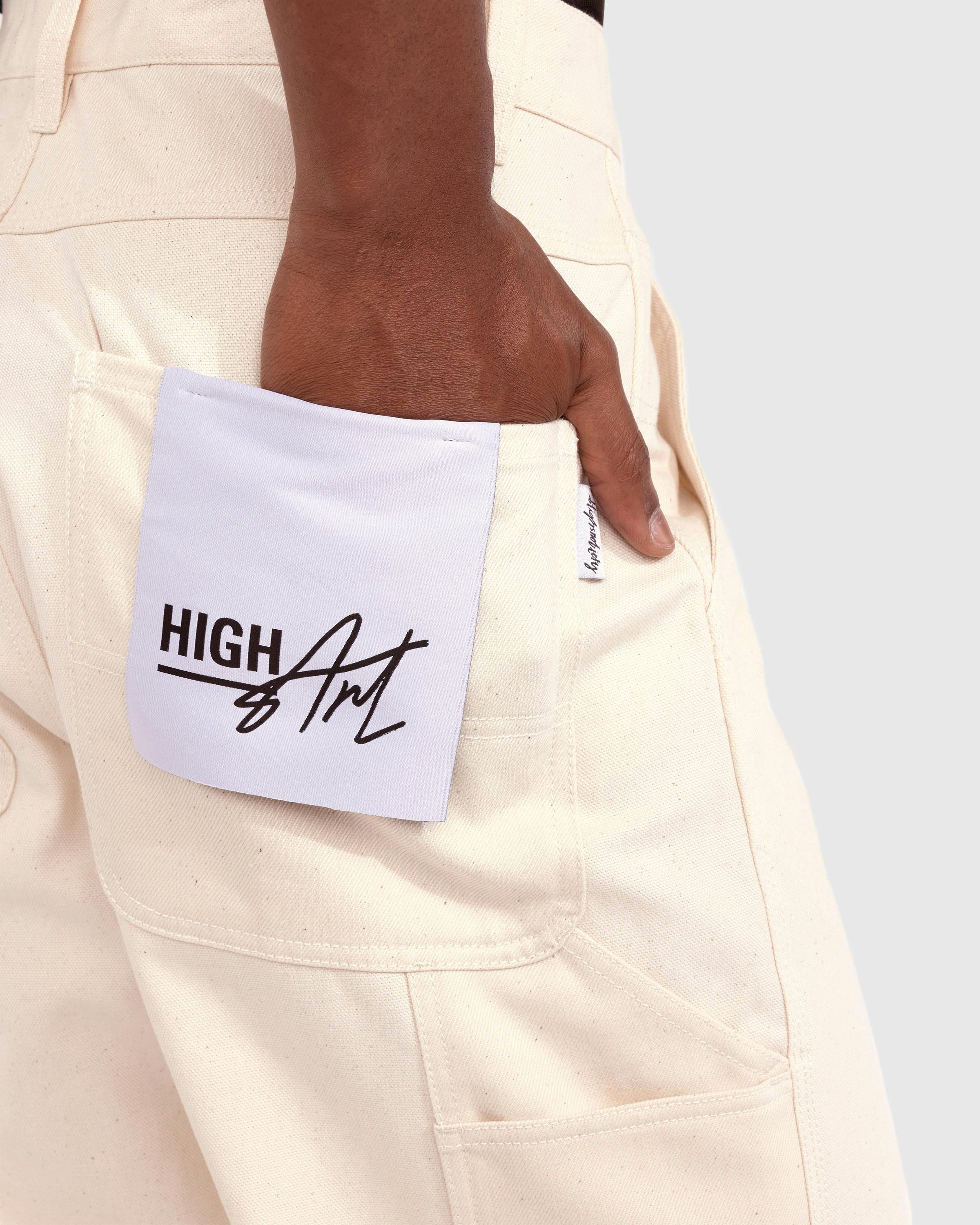 Highsnobiety - HIGHArt Mixed Panel Canvas Painter Pants - Clothing - Beige - Image 5