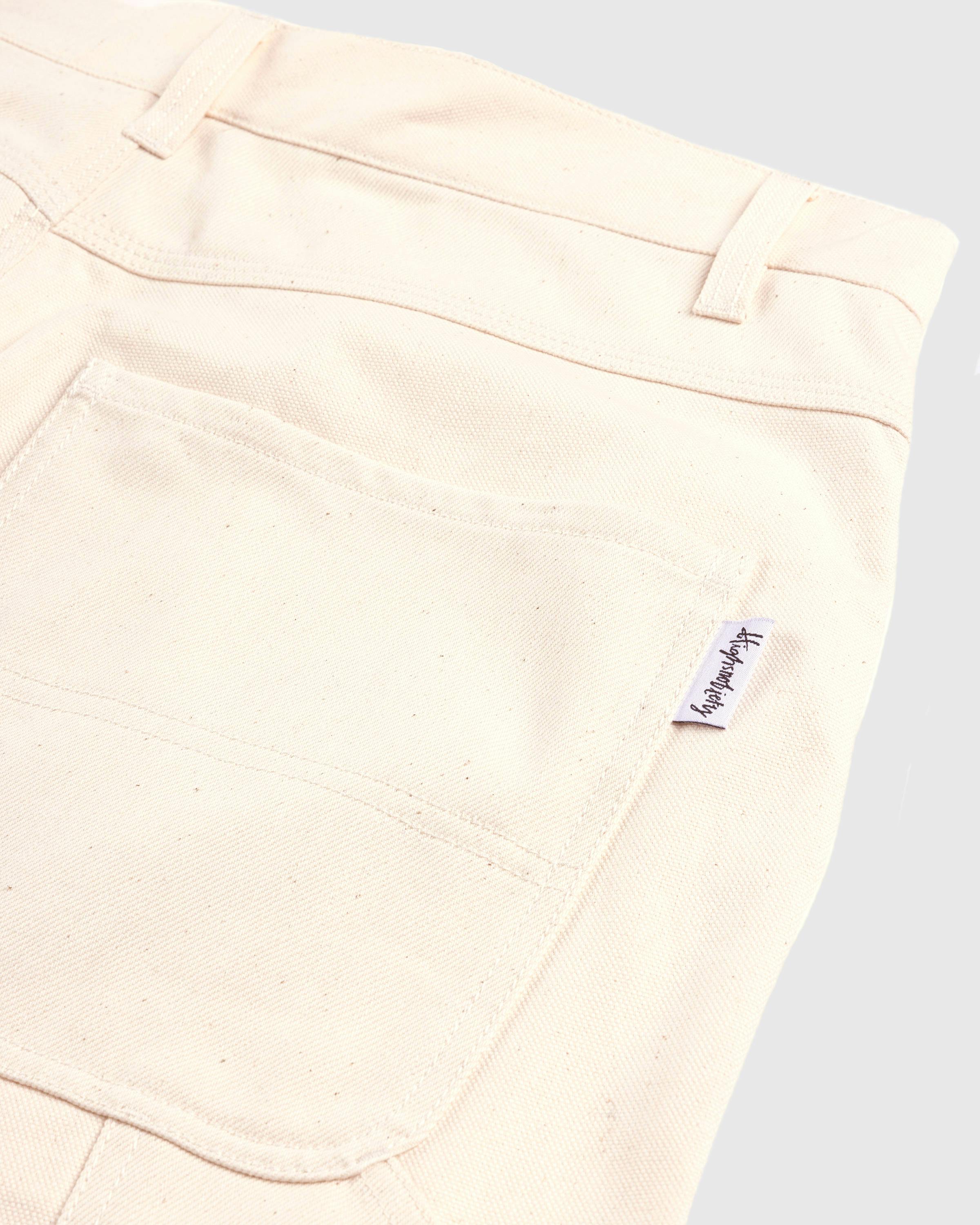 Highsnobiety - HIGHArt Mixed Panel Canvas Painter Pants - Clothing - Beige - Image 7