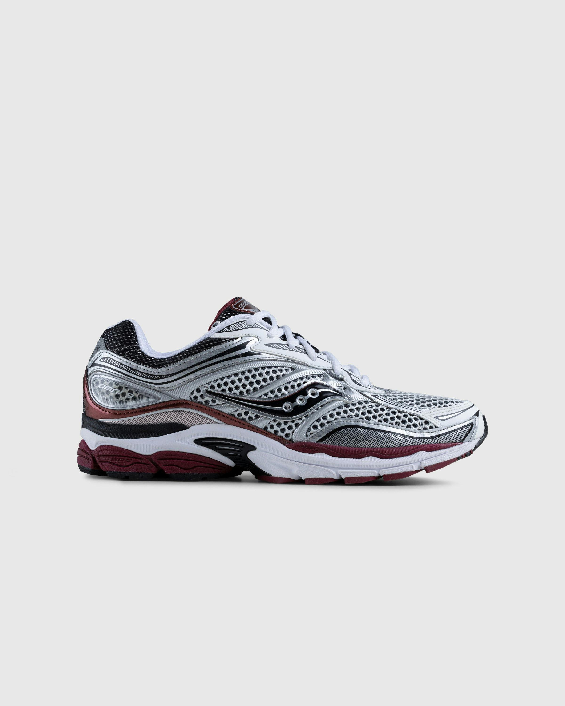 Saucony - ProGrid Omni 9 Silver/Red - Footwear - Multi - Image 1