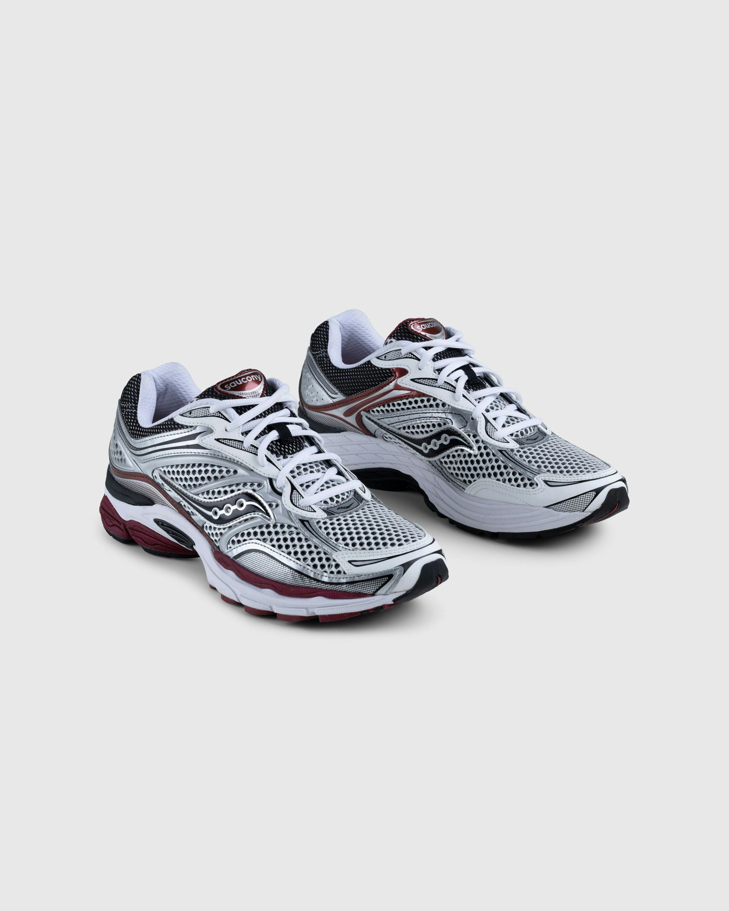 Saucony - ProGrid Omni 9 Silver/Red - Footwear - Multi - Image 3