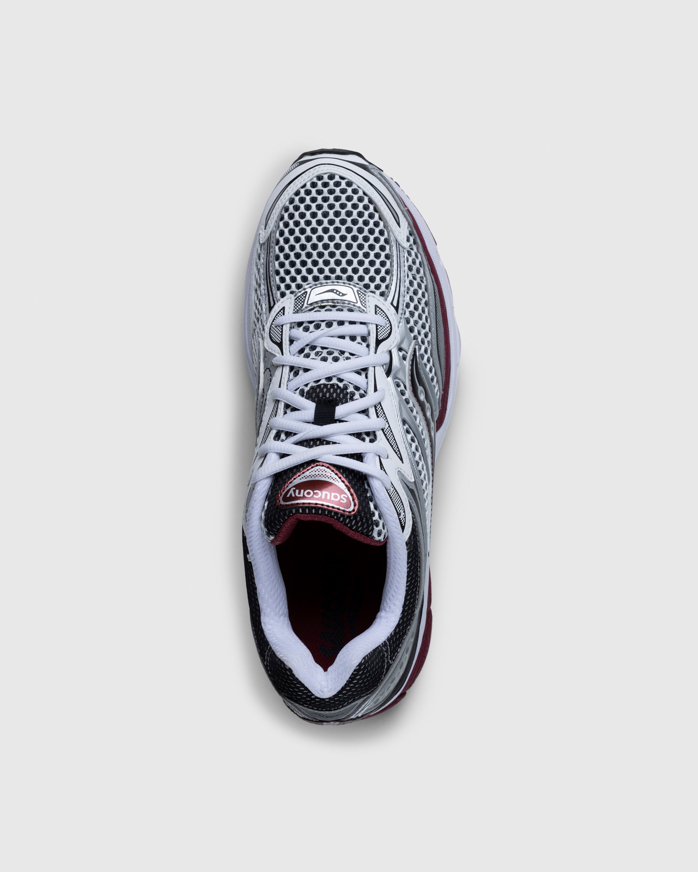 Saucony - ProGrid Omni 9 Silver/Red - Footwear - Multi - Image 5