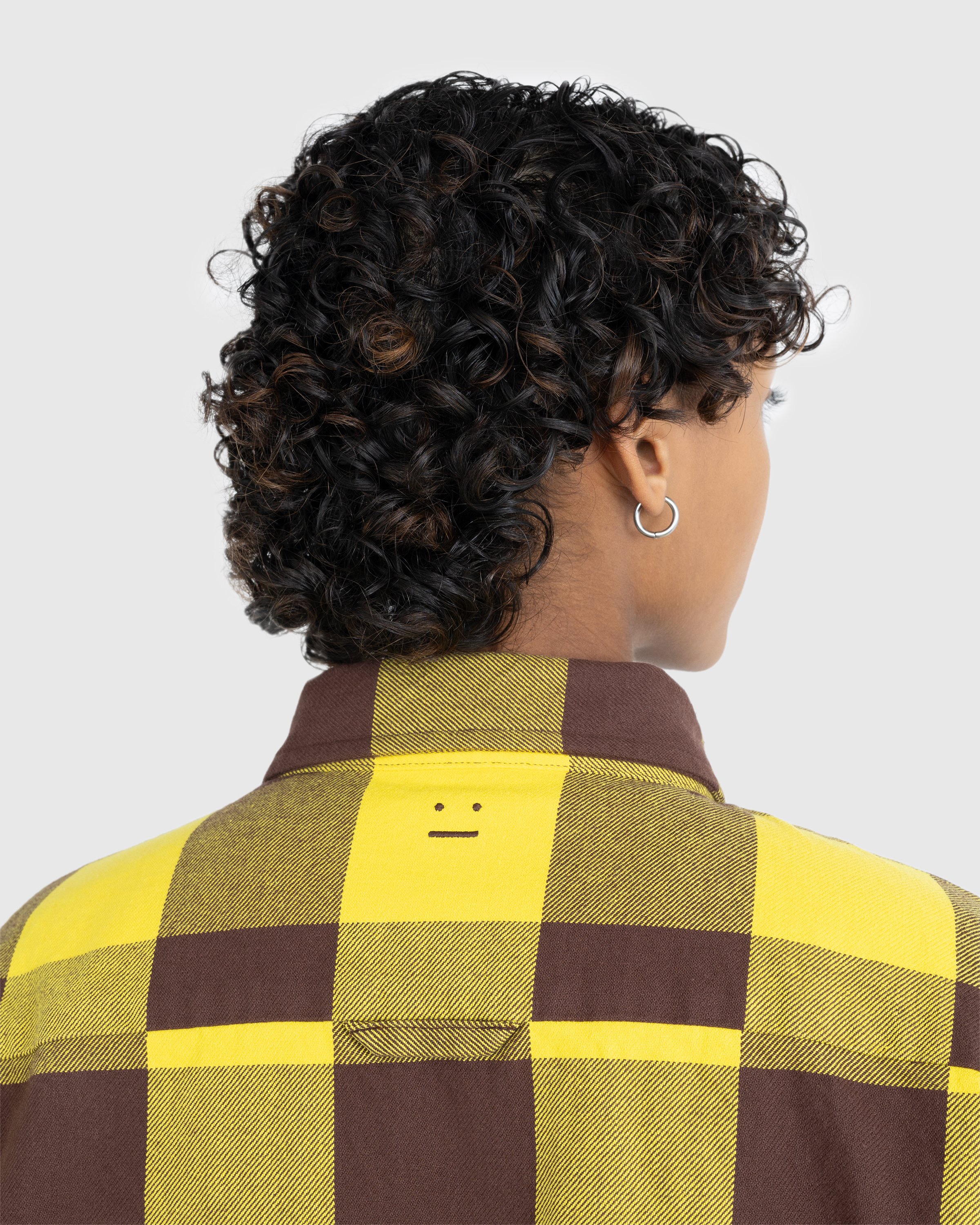 Acne Studios - Check Padded Overshirt - Clothing - Yellow - Image 5