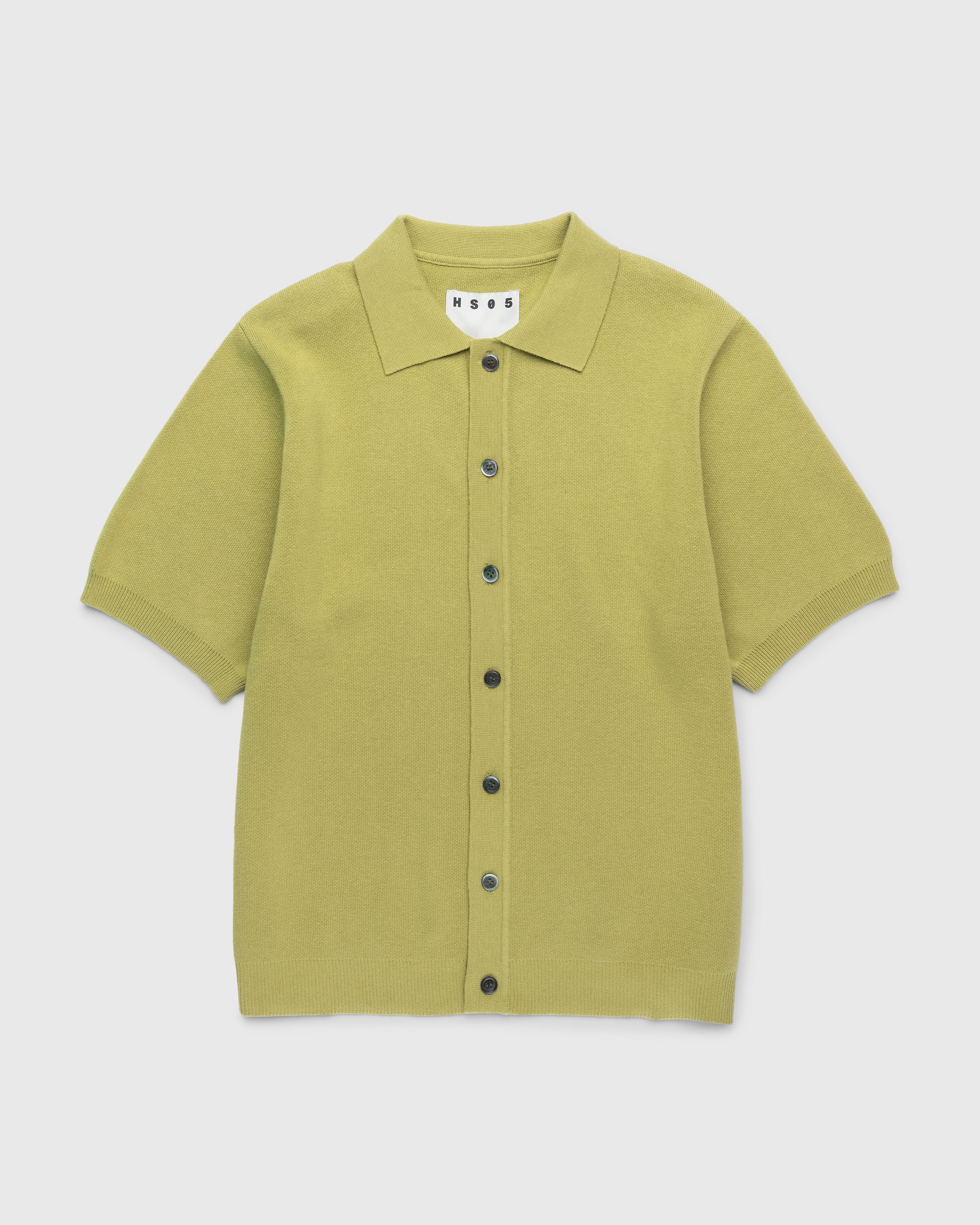 Highsnobiety HS05 - Cotton Knit Shirt Green - Clothing - Green - Image 1