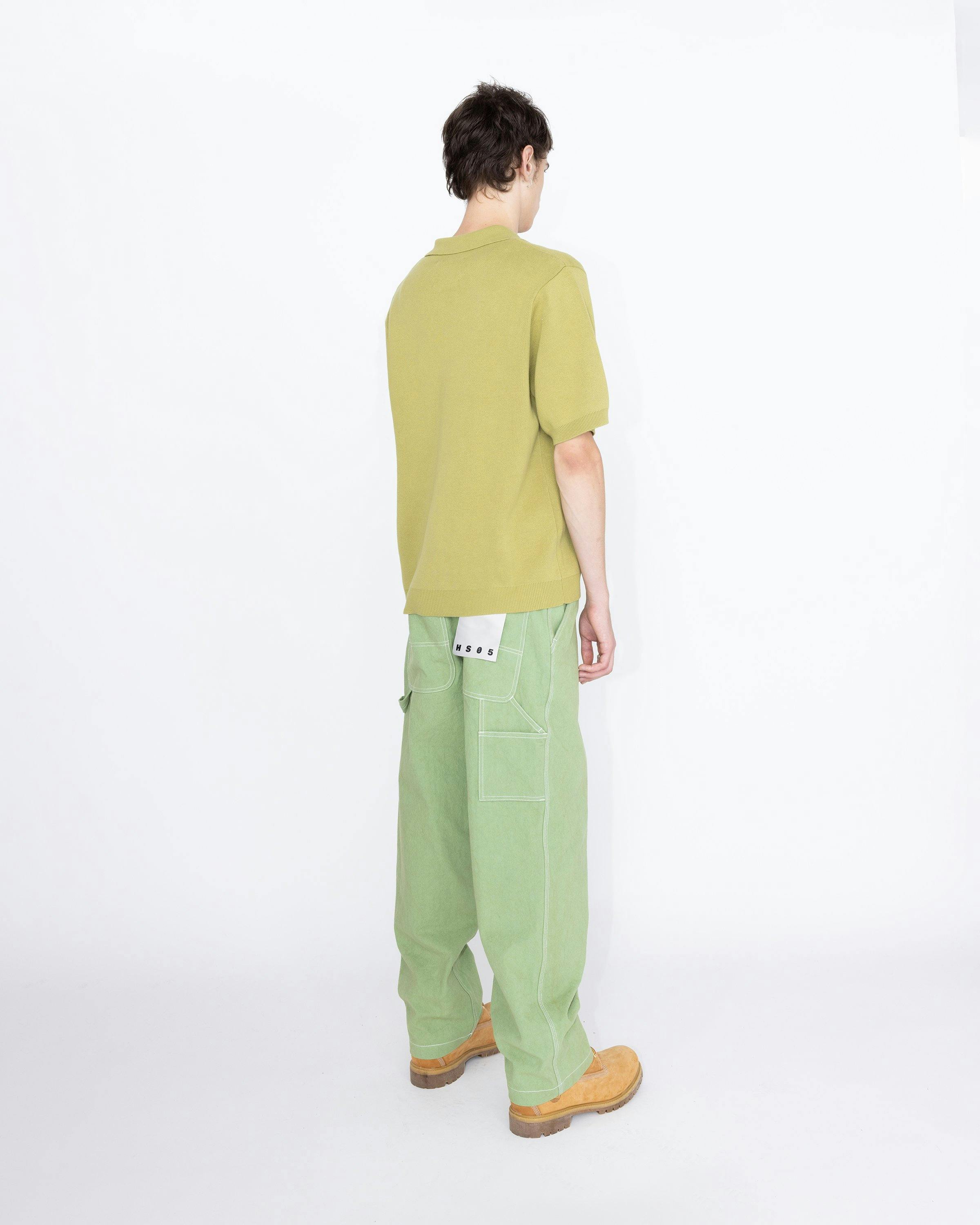 Highsnobiety HS05 - Cotton Knit Shirt Green - Clothing - Green - Image 5