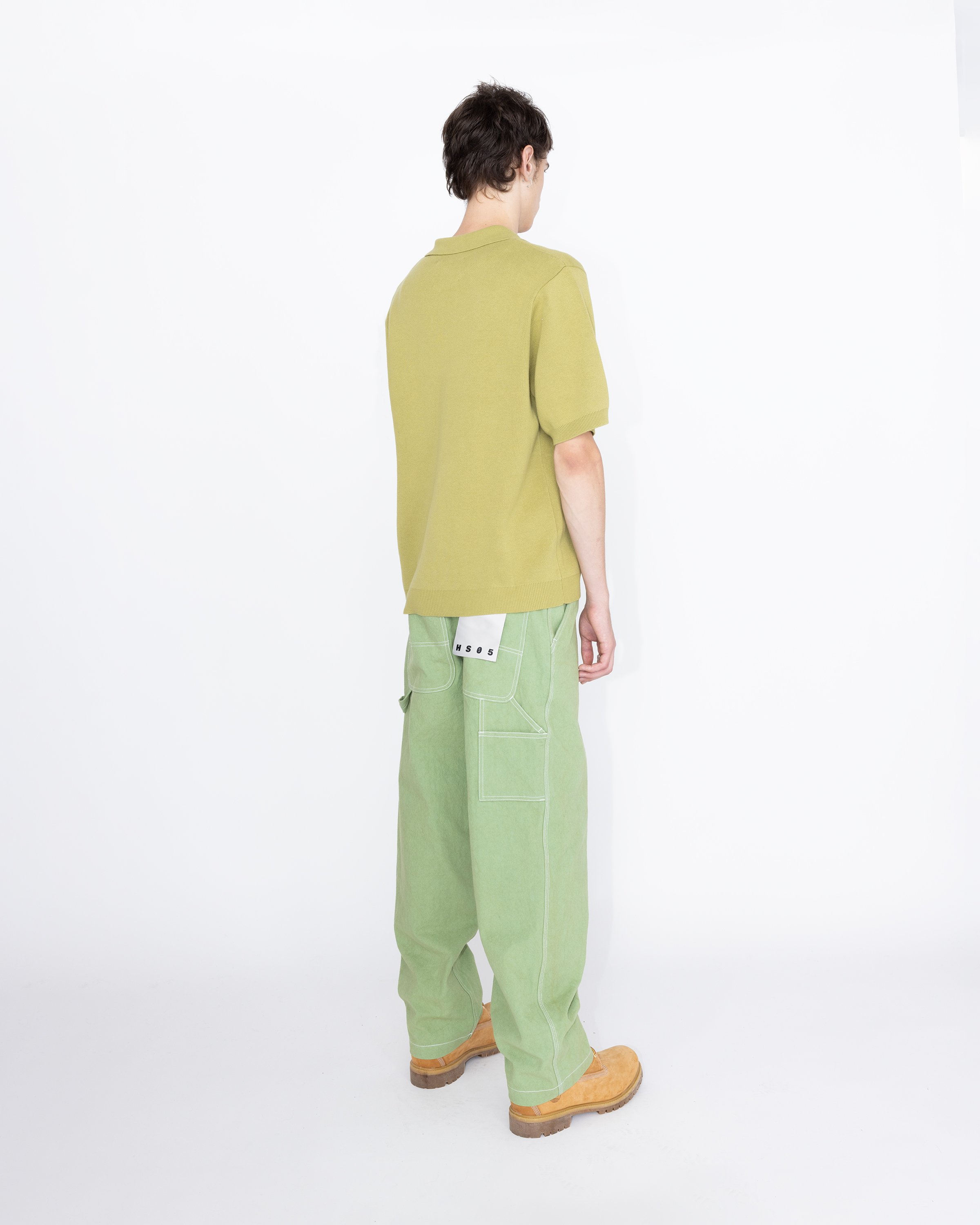 Highsnobiety HS05 - Cotton Knit Shirt Green - Clothing - Green - Image 5