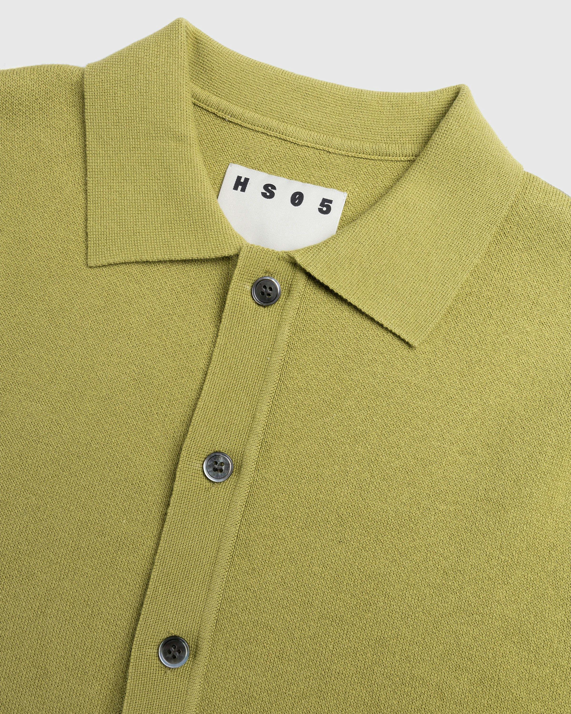 Highsnobiety HS05 - Cotton Knit Shirt Green - Clothing - Green - Image 6