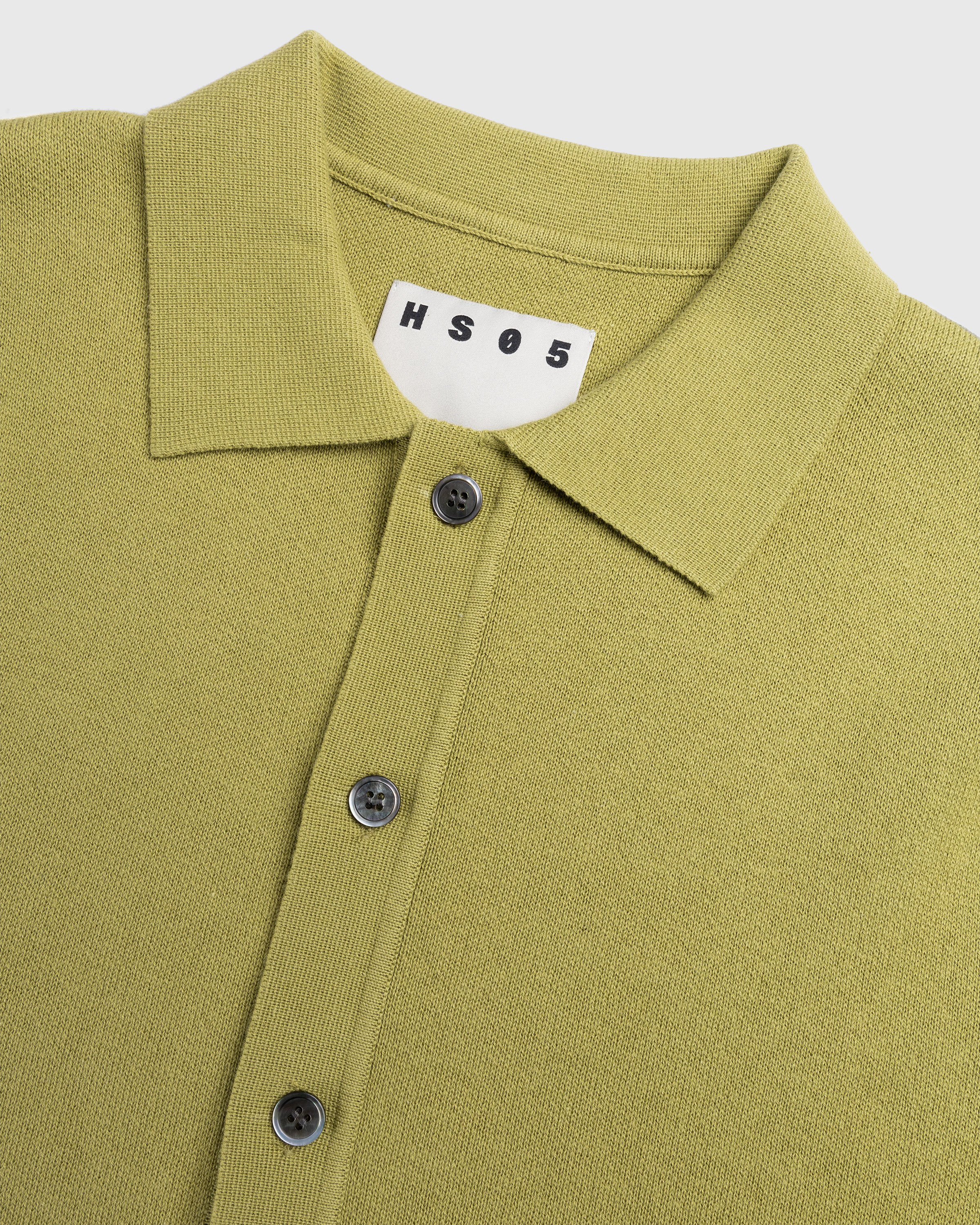 Highsnobiety HS05 - Cotton Knit Shirt Green - Clothing - Green - Image 6