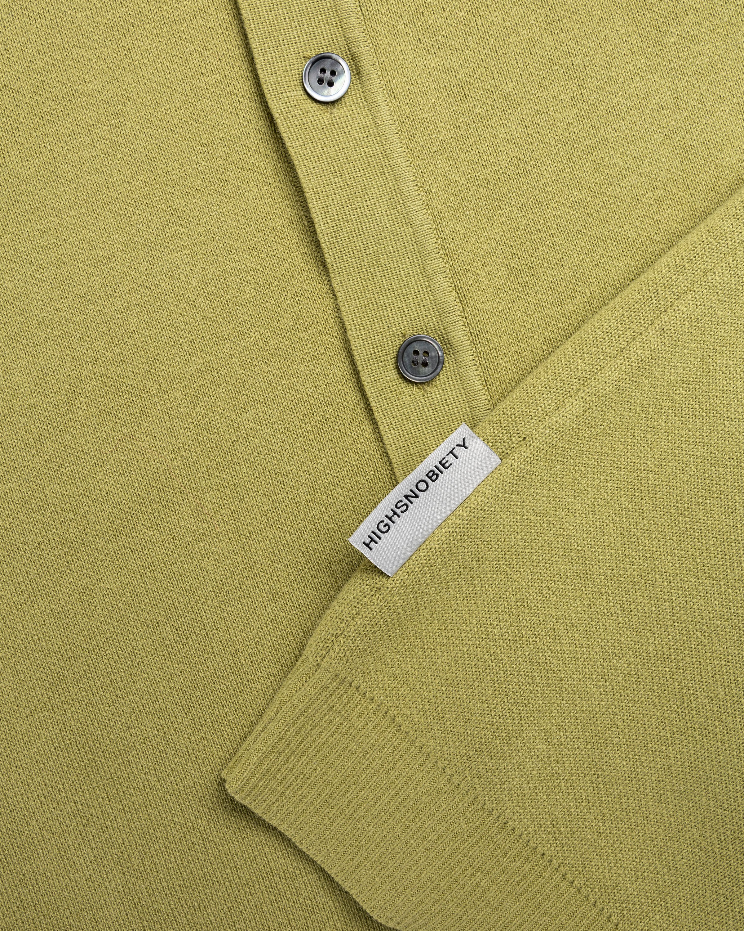 Highsnobiety HS05 - Cotton Knit Shirt Green - Clothing - Green - Image 7