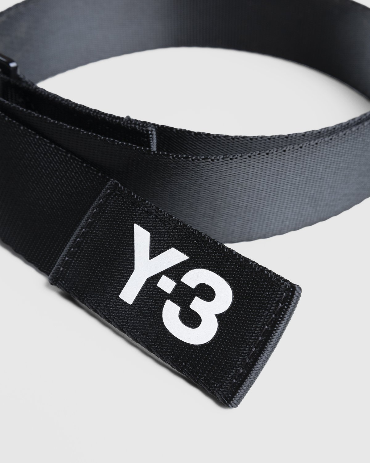Y-3 - Classic Logo Belt Black - Accessories - Black - Image 3