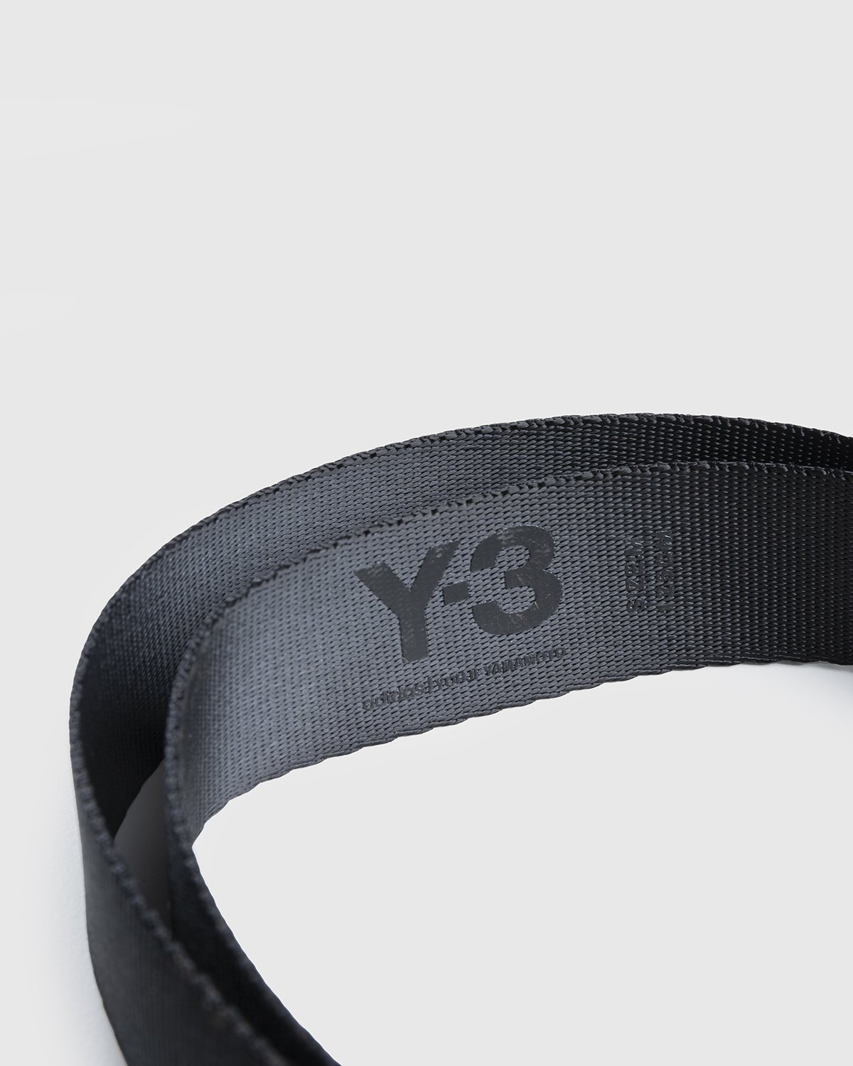 Y-3 - Classic Logo Belt Black - Accessories - Black - Image 4