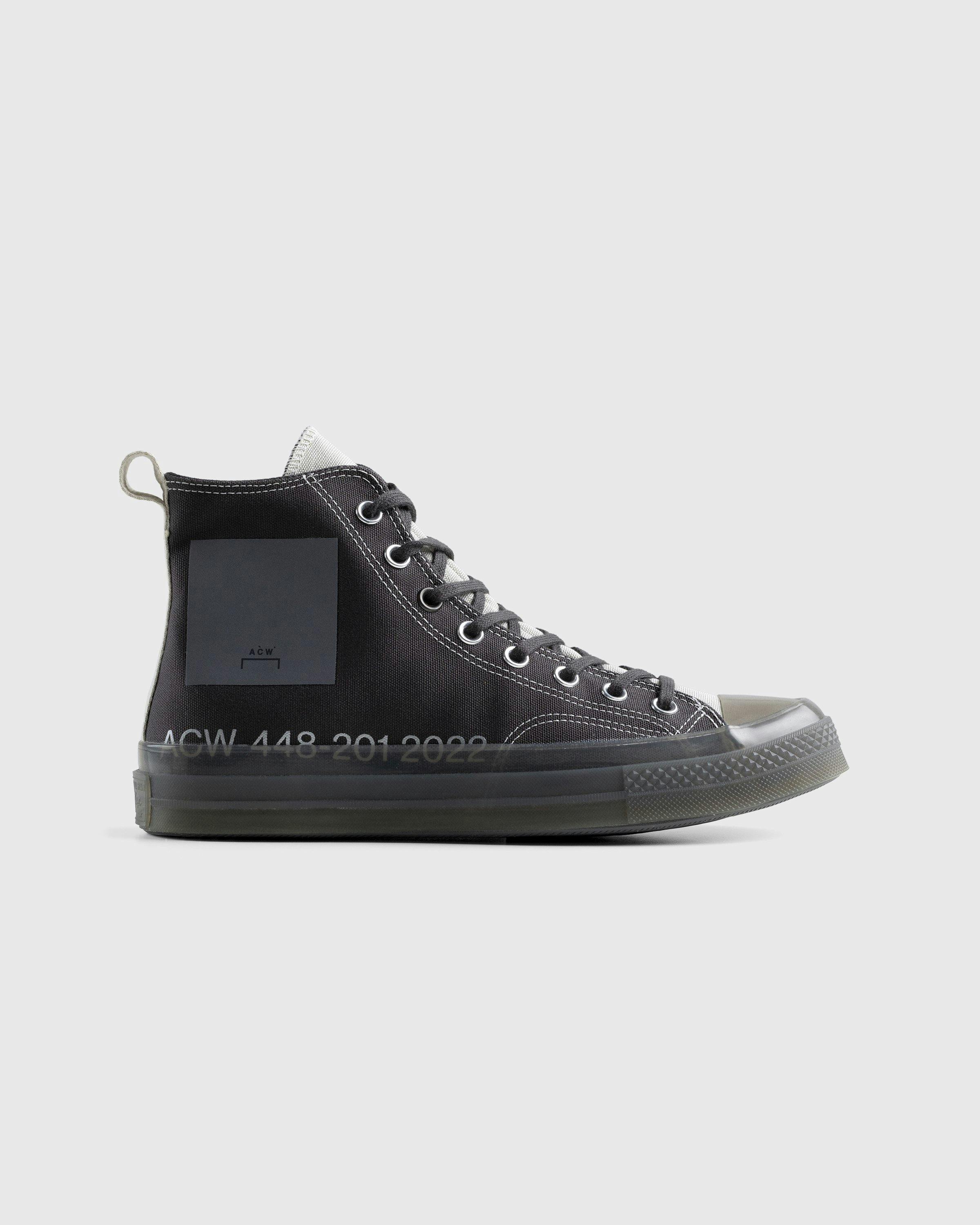 Converse x A-Cold-Wall* - Chuck 70 Hi Pavement/Silver Birch - Footwear - Black - Image 1