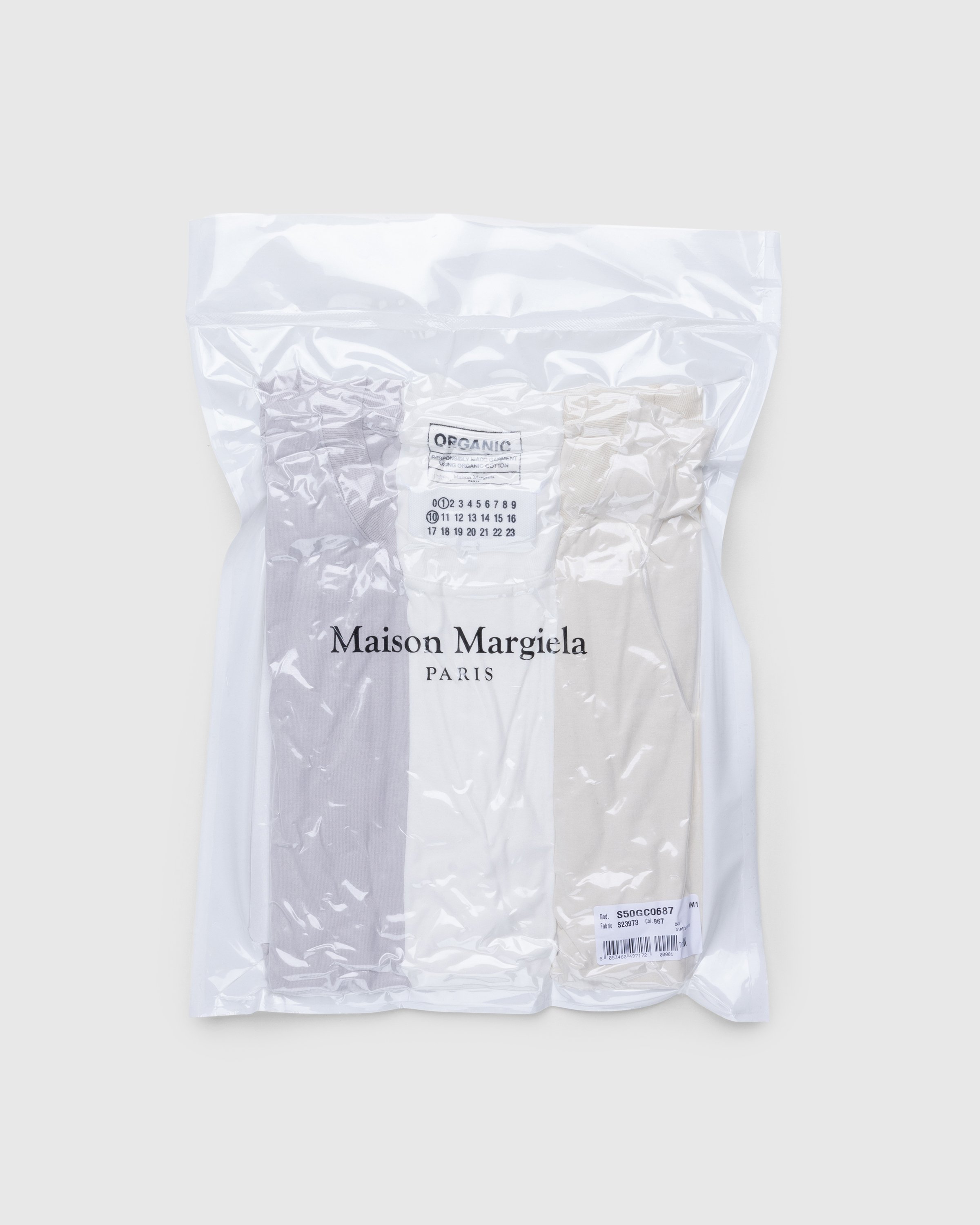 Maison Margiela - T-SHIRT  Grey white cream - Clothing - Grey - Image 1