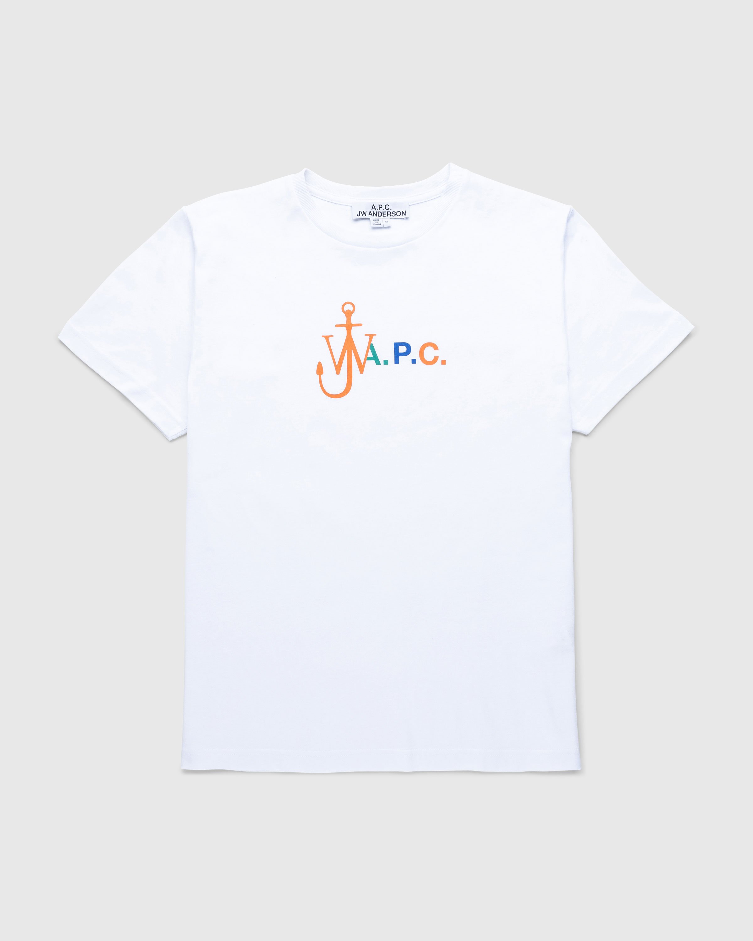 A.P.C. x J.W. Anderson - Anchor T-Shirt White - Clothing - White - Image 1