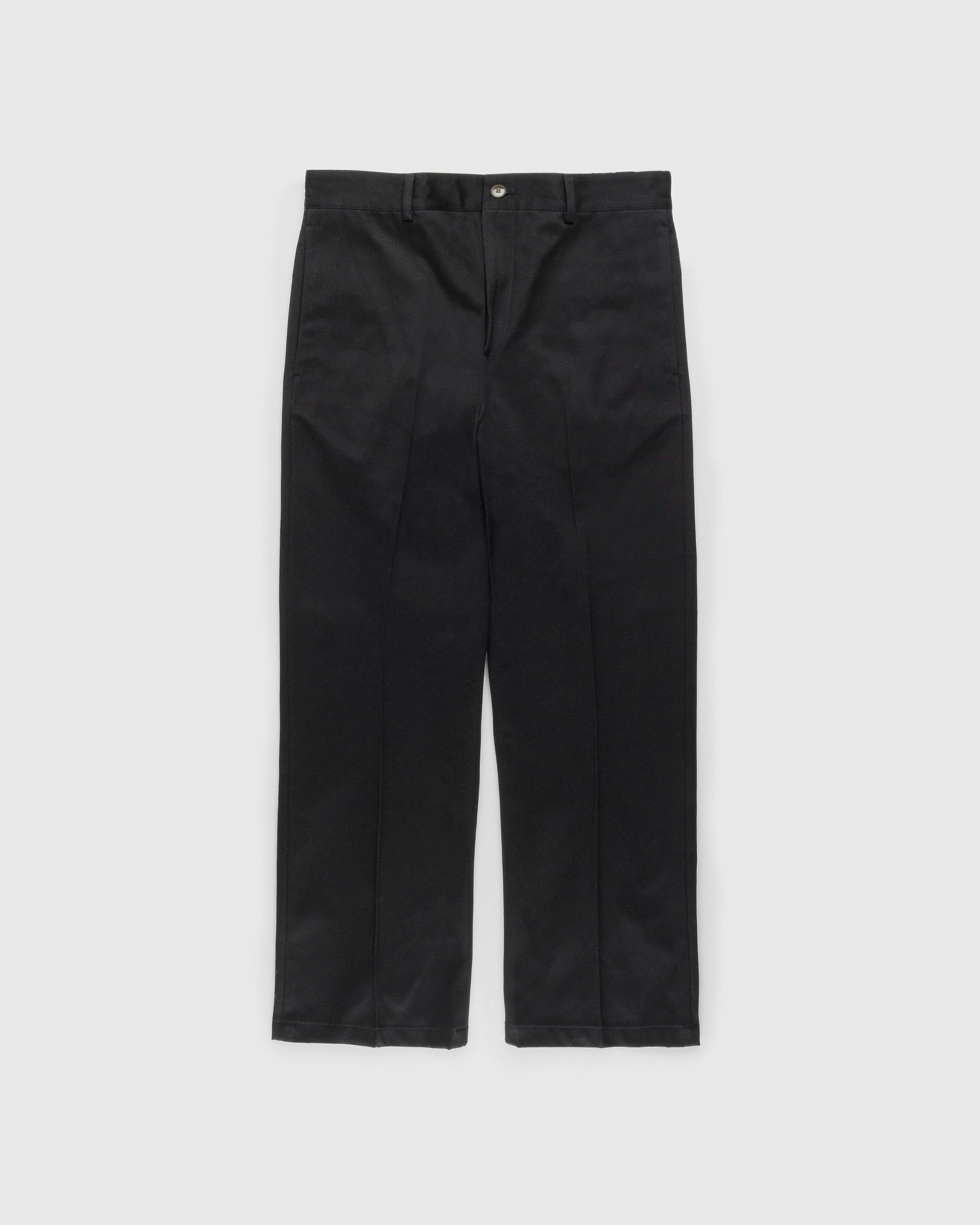 Acne Studios - Twill Trousers Black 1 - Clothing - Black - Image 1