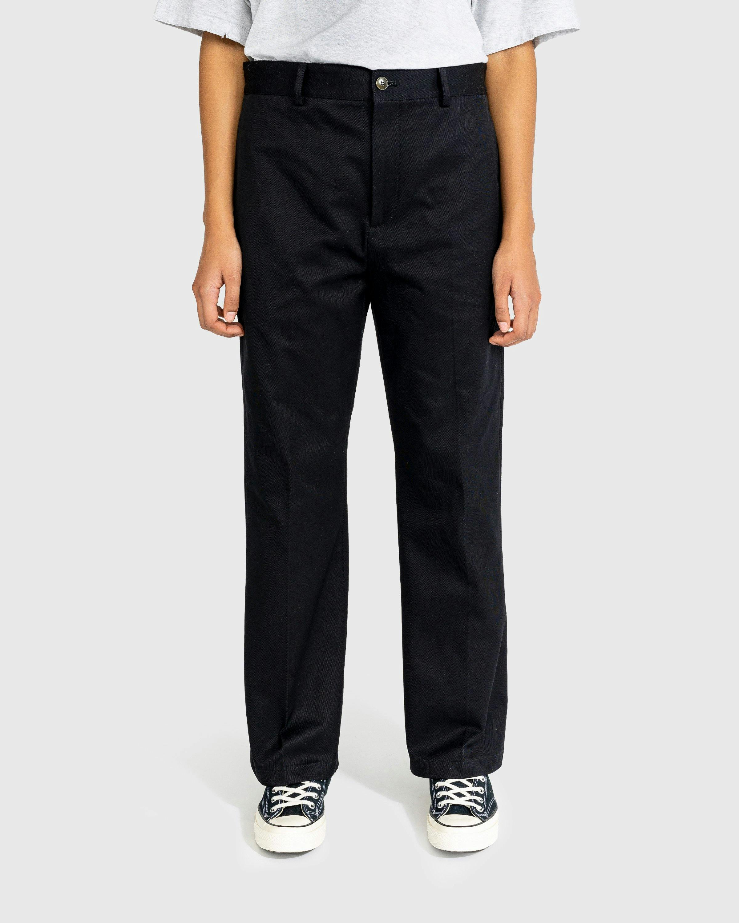 Acne Studios - Twill Trousers Black 1 - Clothing - Black - Image 2