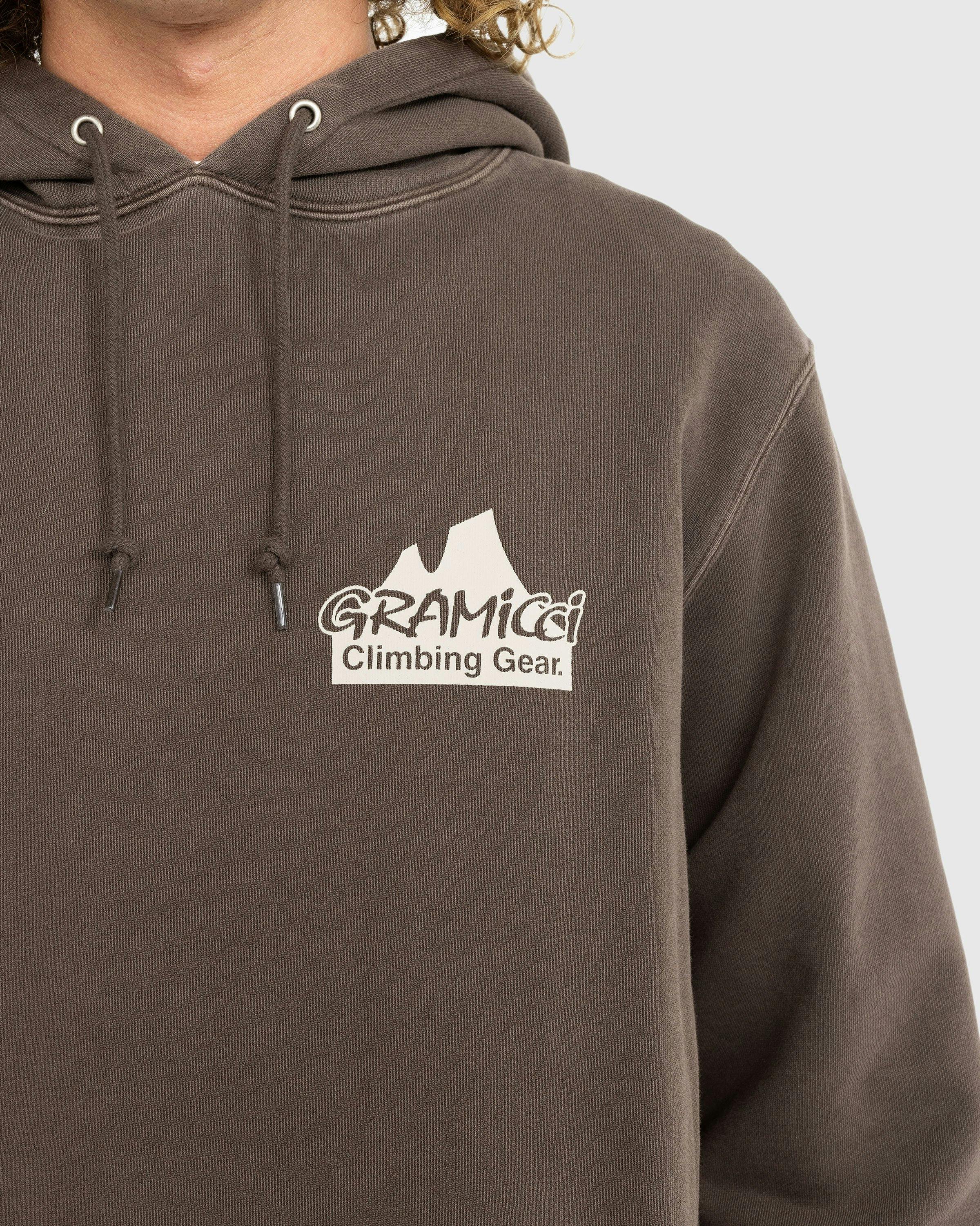 Gramicci - CLIMBING GEAR HOODED SWEATSHIRT - Clothing - Brown - Image 5