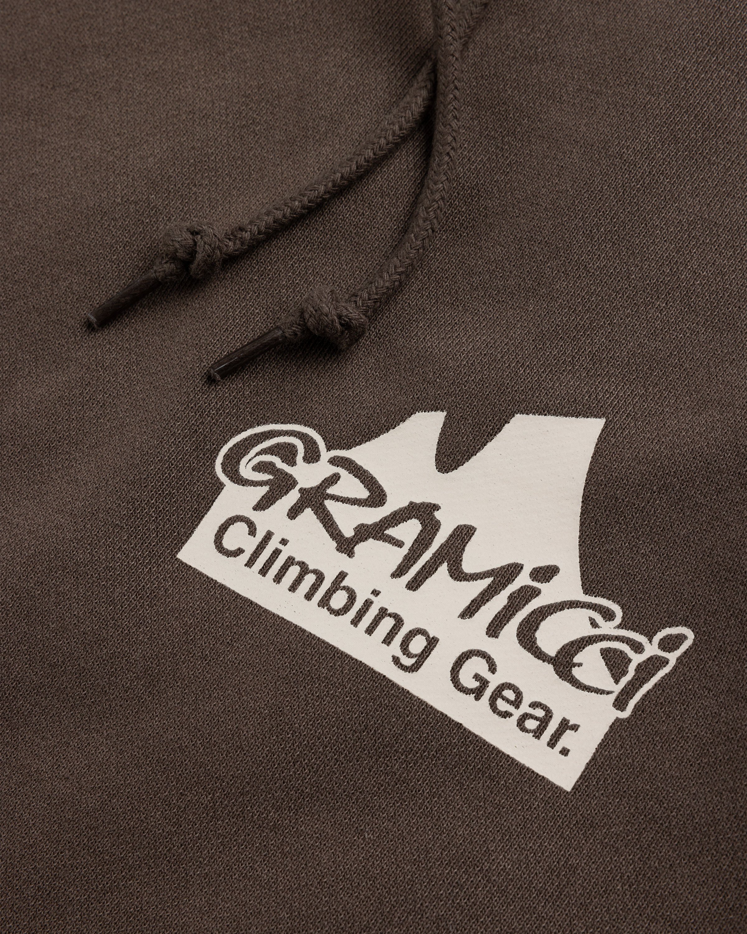 Gramicci - CLIMBING GEAR HOODED SWEATSHIRT - Clothing - Brown - Image 6