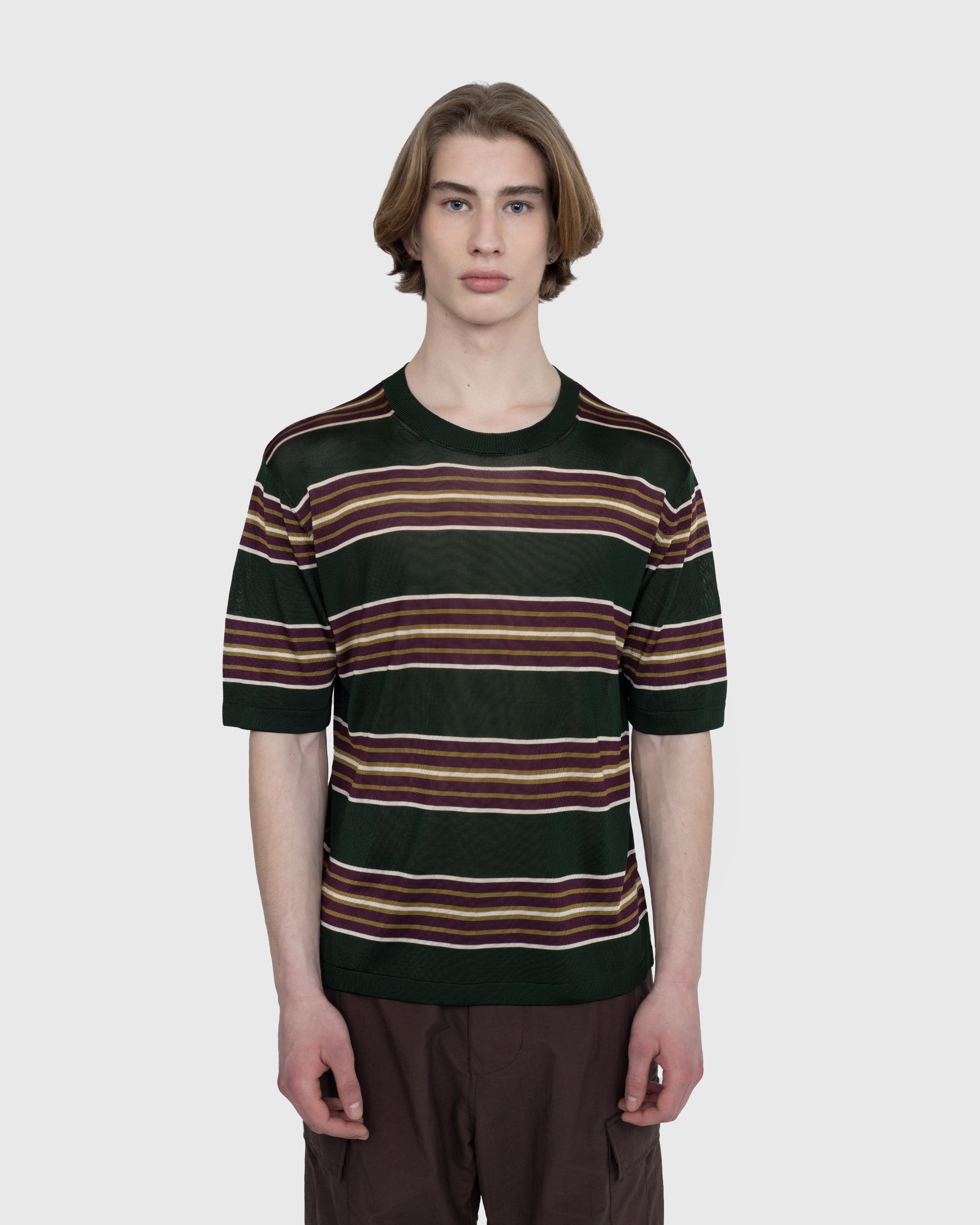 Dries van Noten - Mias Knit T-Shirt Bottle - Clothing - Green - Image 2