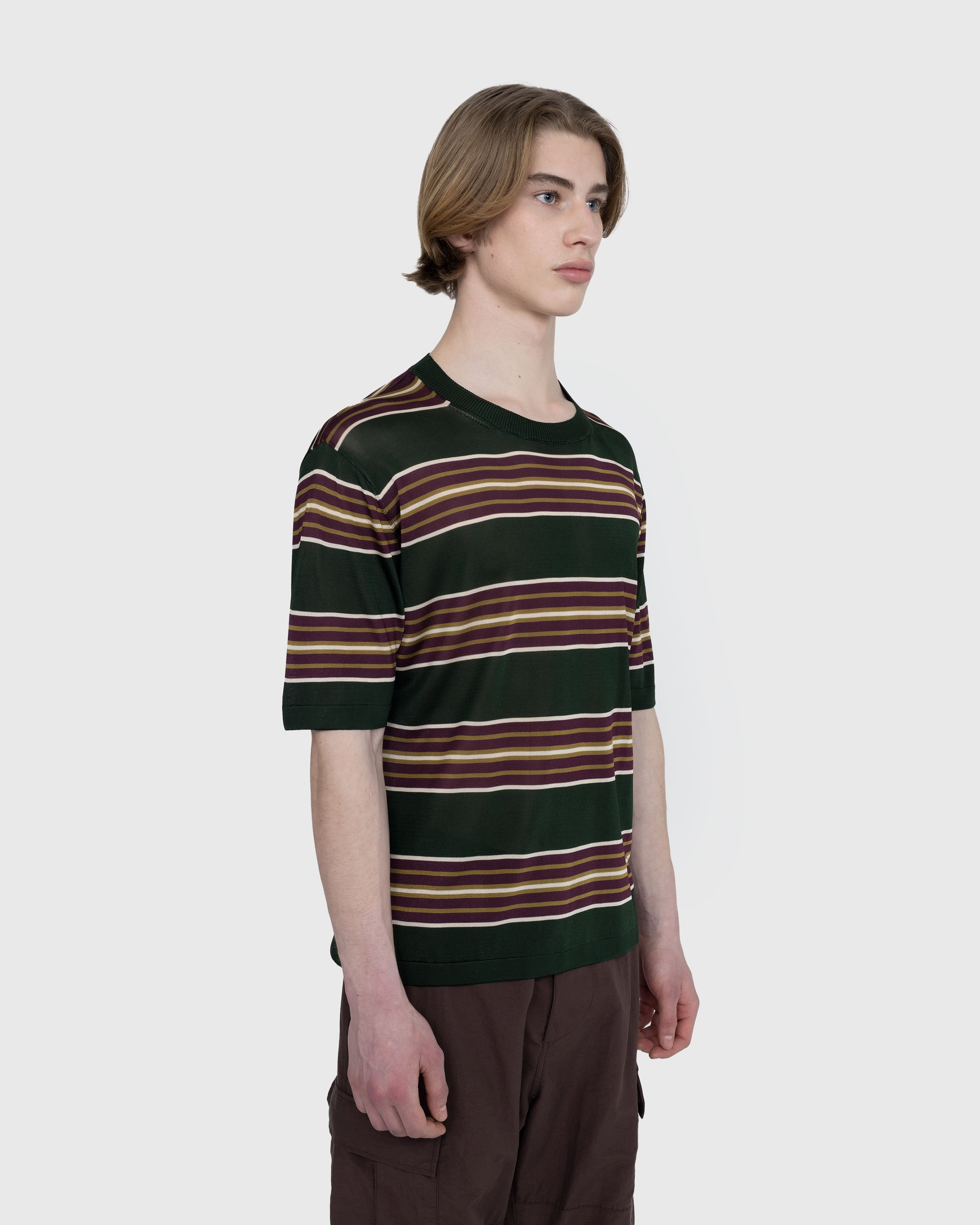 Dries van Noten - Mias Knit T-Shirt Bottle - Clothing - Green - Image 3
