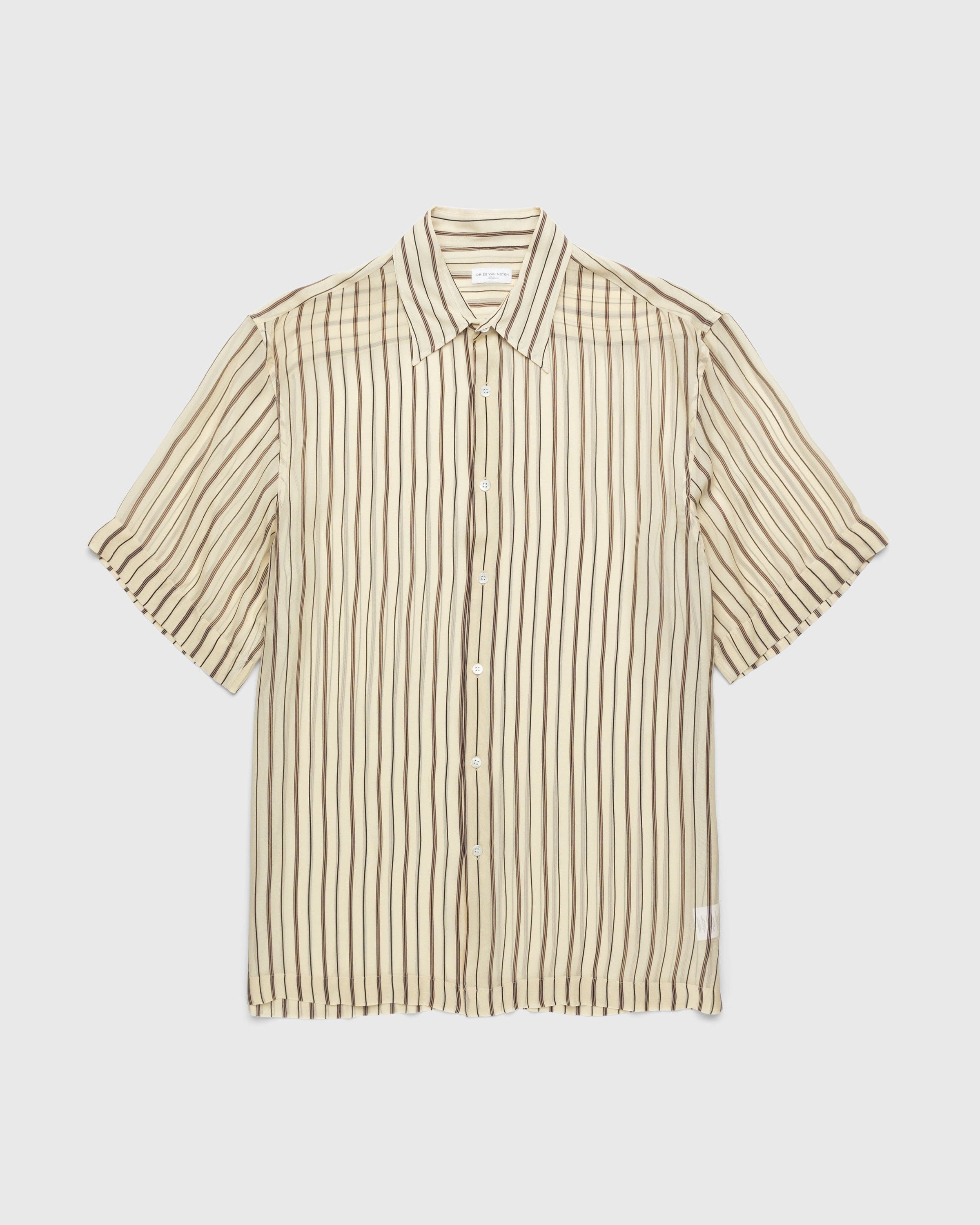 Dries van Noten - Cassidye Shirt Ecru - Clothing - Beige - Image 1