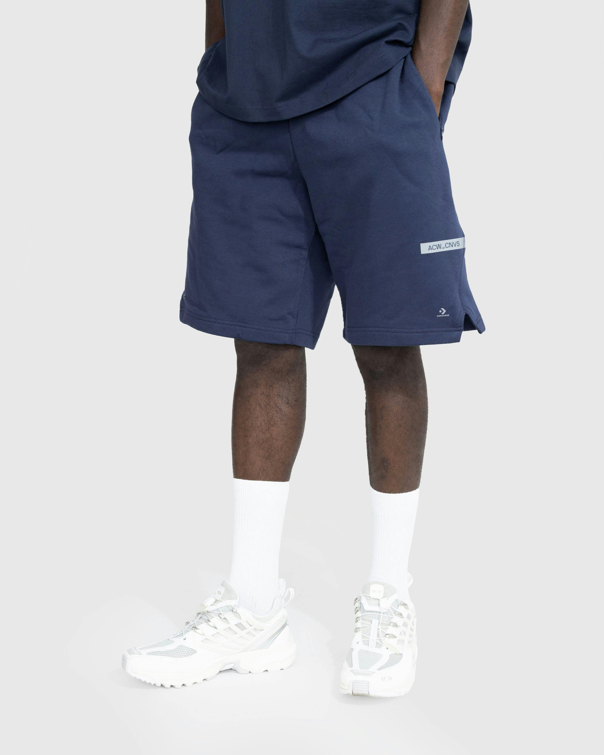 Converse x A-Cold-Wall* - Reflective Shorts Navy - Clothing - Blue - Image 2