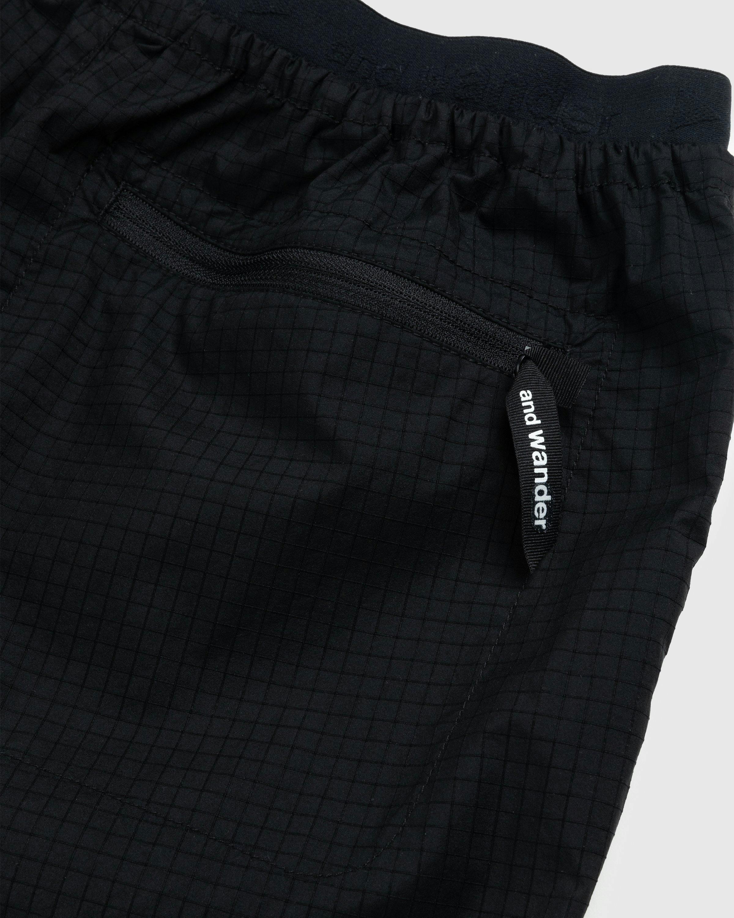 And Wander - Breath Ripstop Light Pants Black - Clothing - Black - Image 4