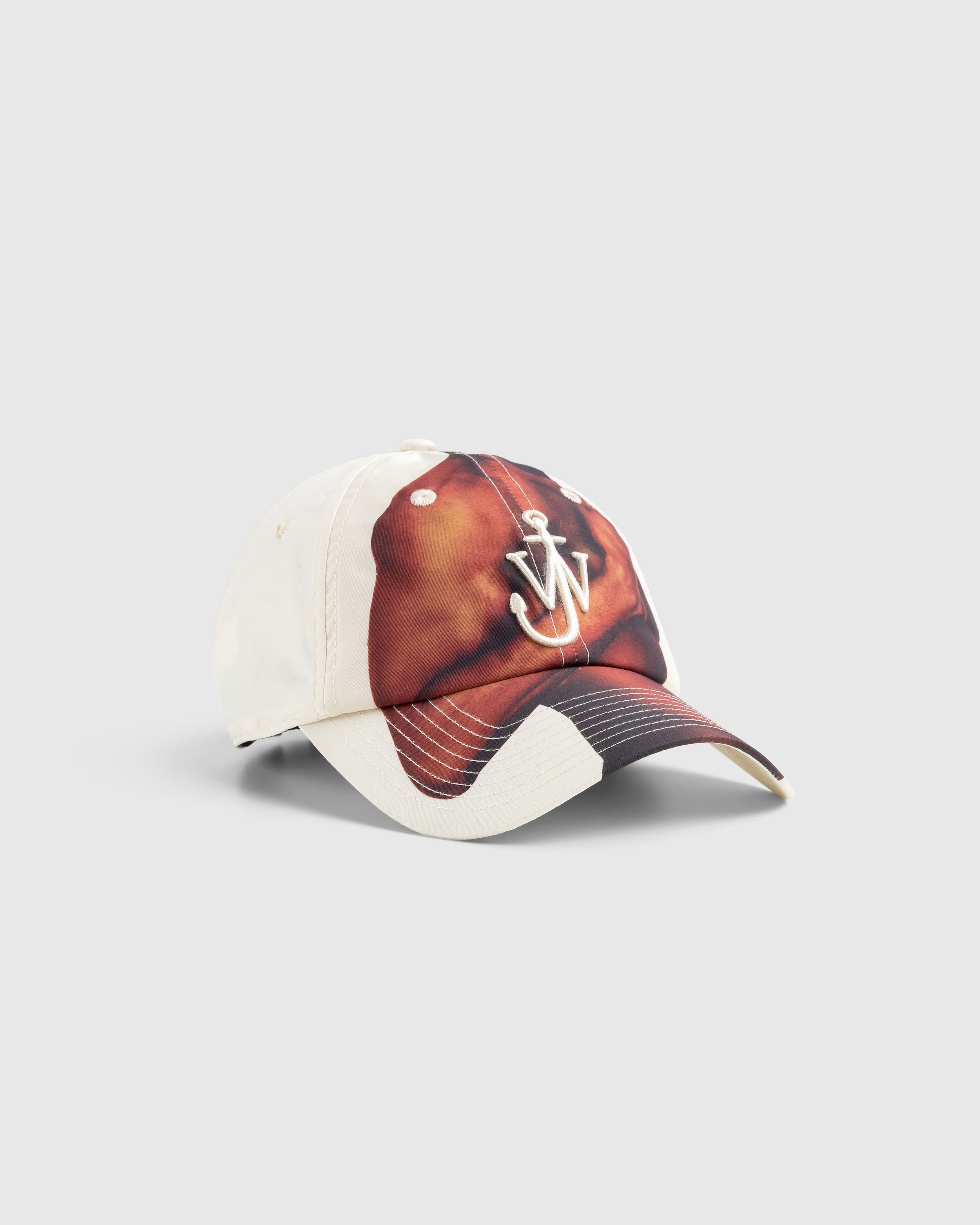 J.W. Anderson - Logo Embroidered Baseball Cap Off White - Accessories - White - Image 1