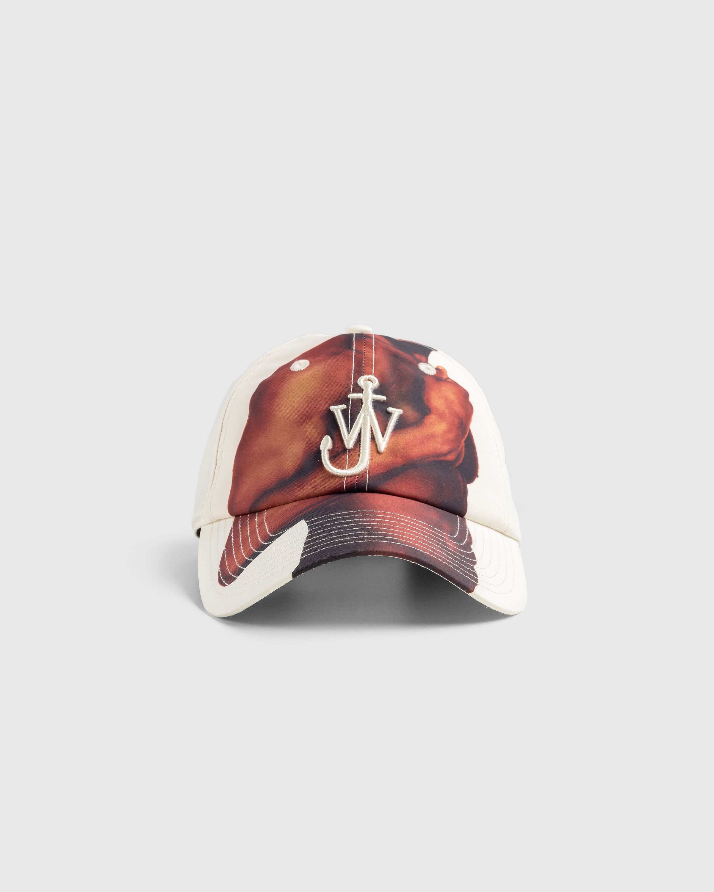 J.W. Anderson - Logo Embroidered Baseball Cap Off White - Accessories - White - Image 2