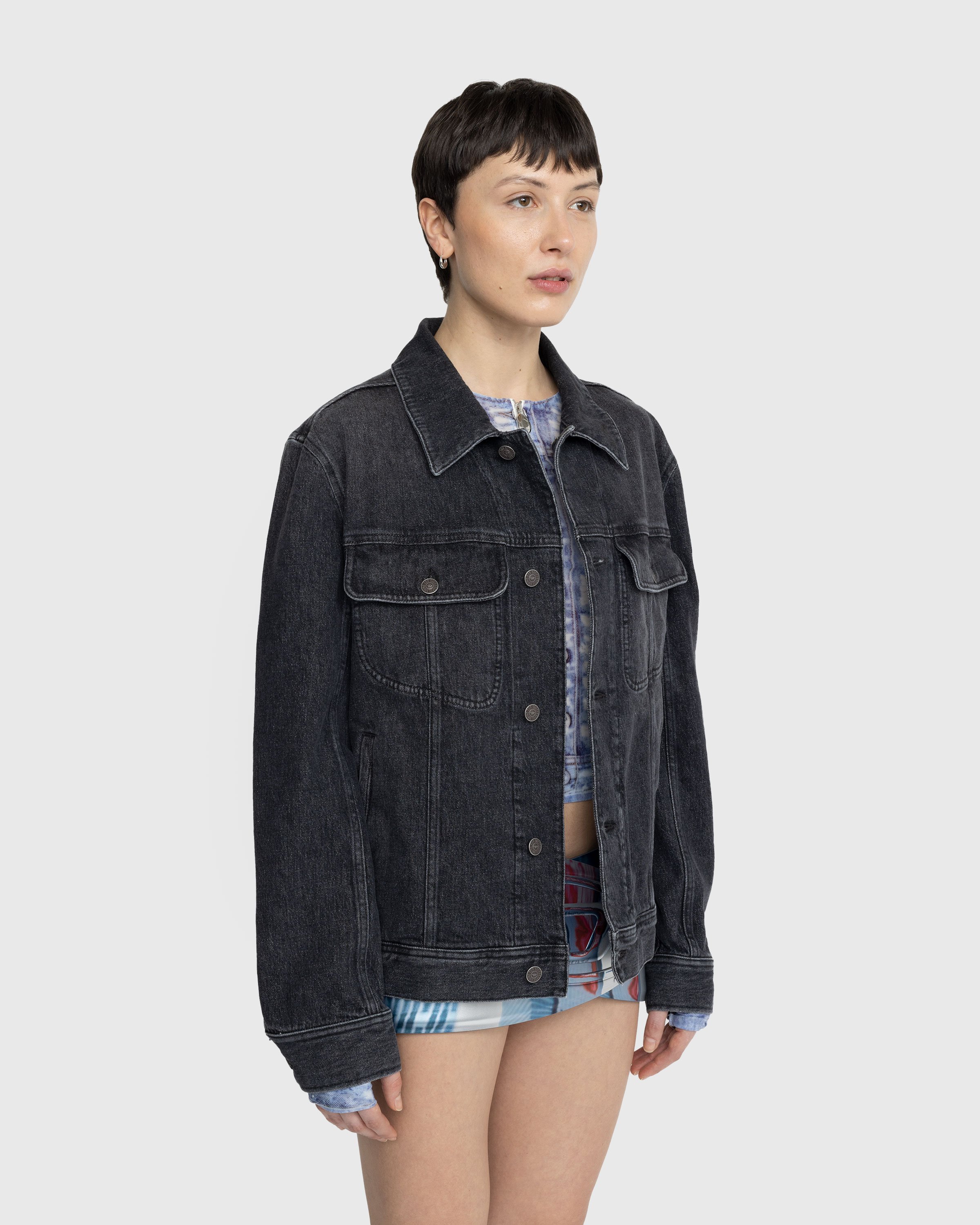 Diesel - D-Barcy Trucker Jacket - Clothing - Blue - Image 4