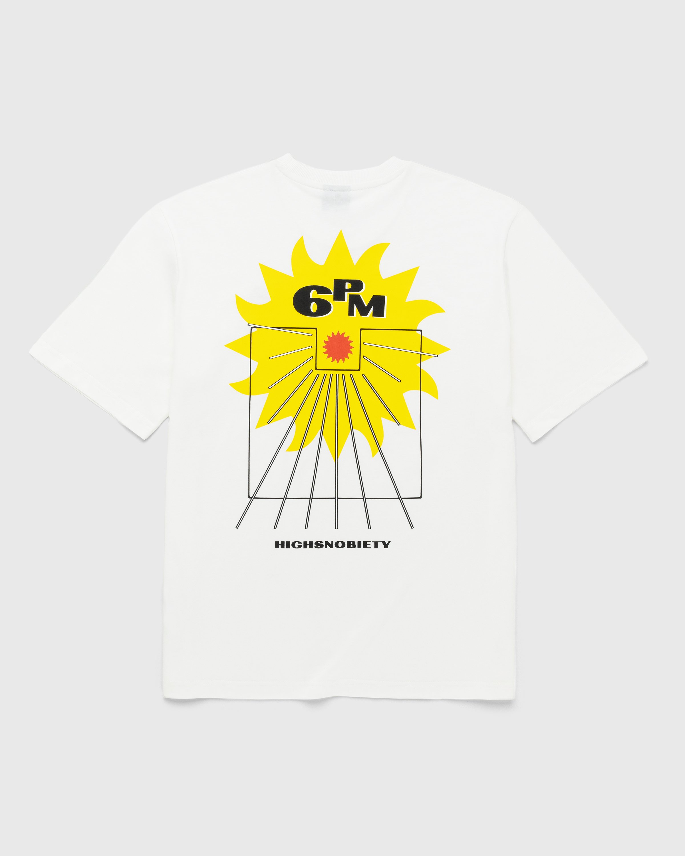 6PM x Highsnobiety - BERLIN, BERLIN 3 Logo T-Shirt White - Clothing - Beige - Image 1