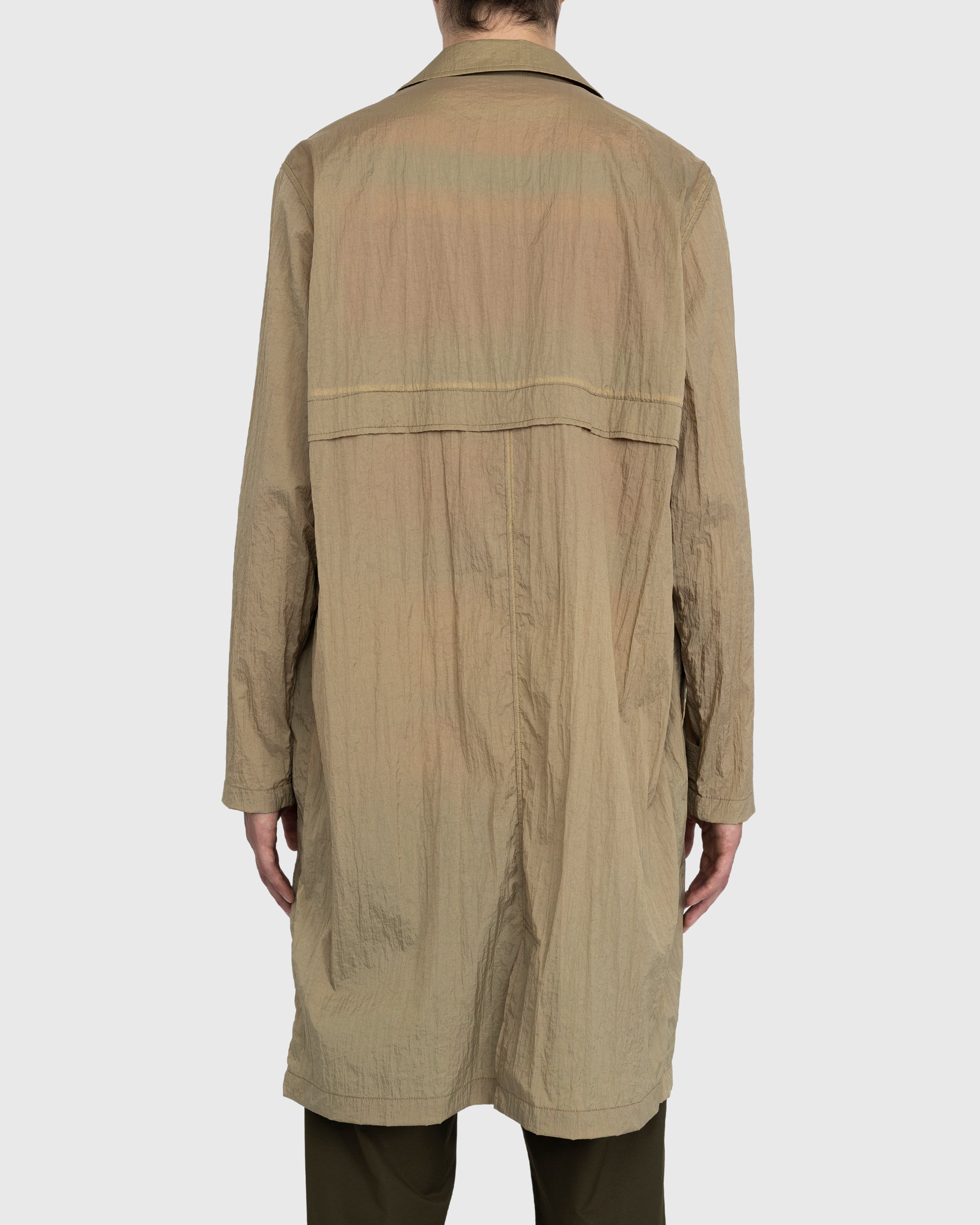 Highsnobiety - Crinkle Nylon Mac Camel - Clothing - Beige - Image 3