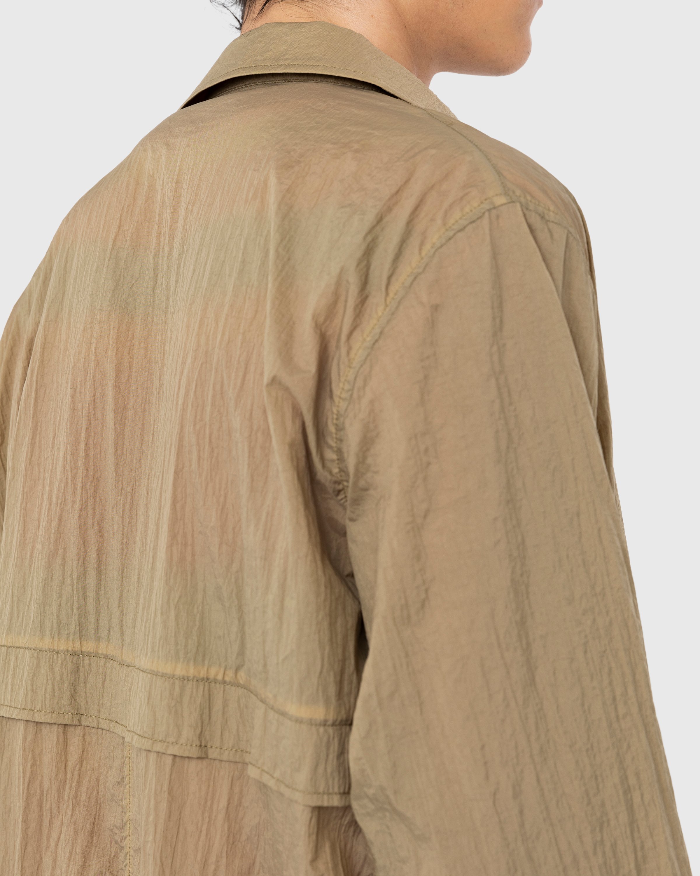 Highsnobiety - Crinkle Nylon Mac Camel - Clothing - Beige - Image 6