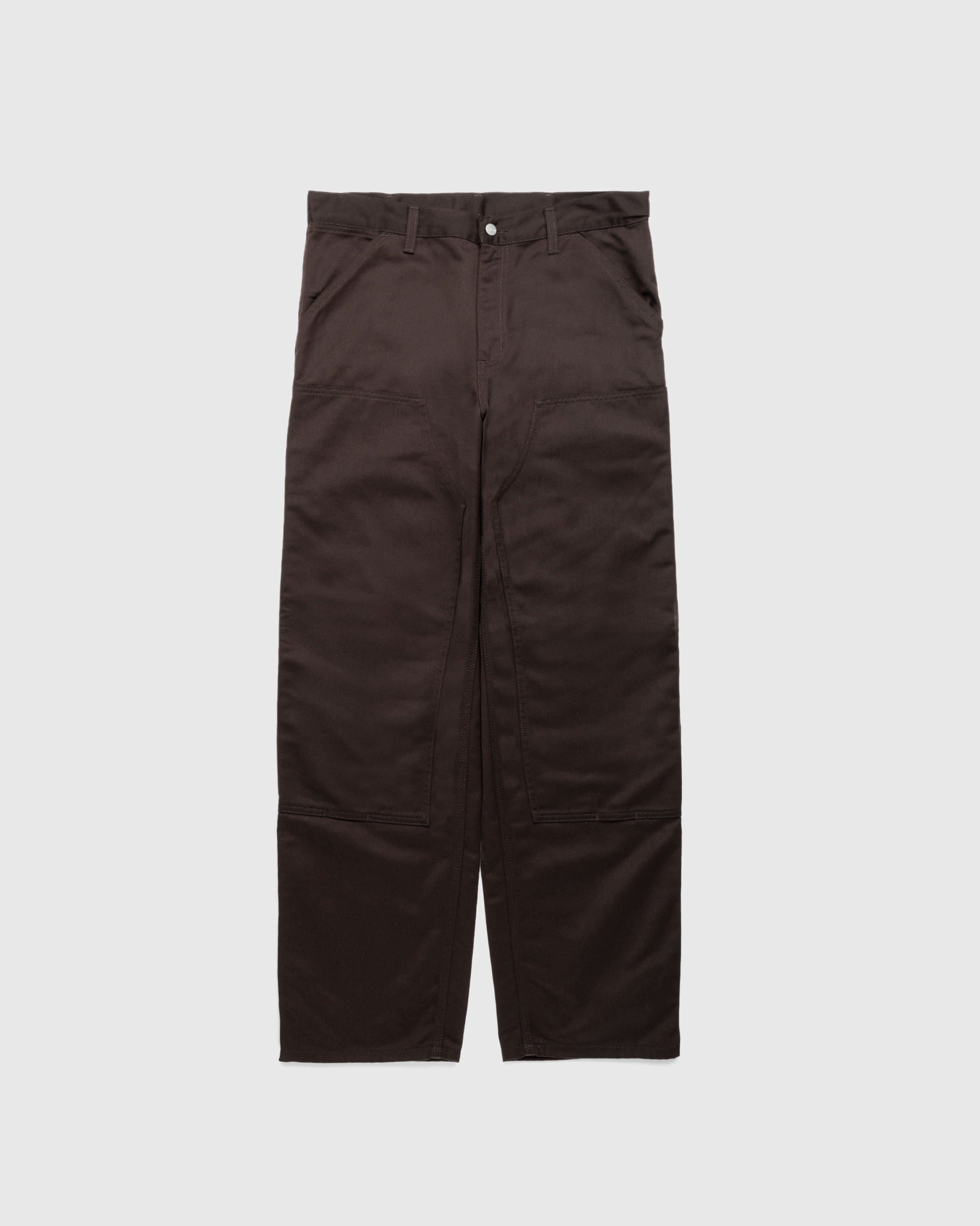 Carhartt WIP - Double Knee Pant Tobacco/Rinsed - Clothing - Brown - Image 1