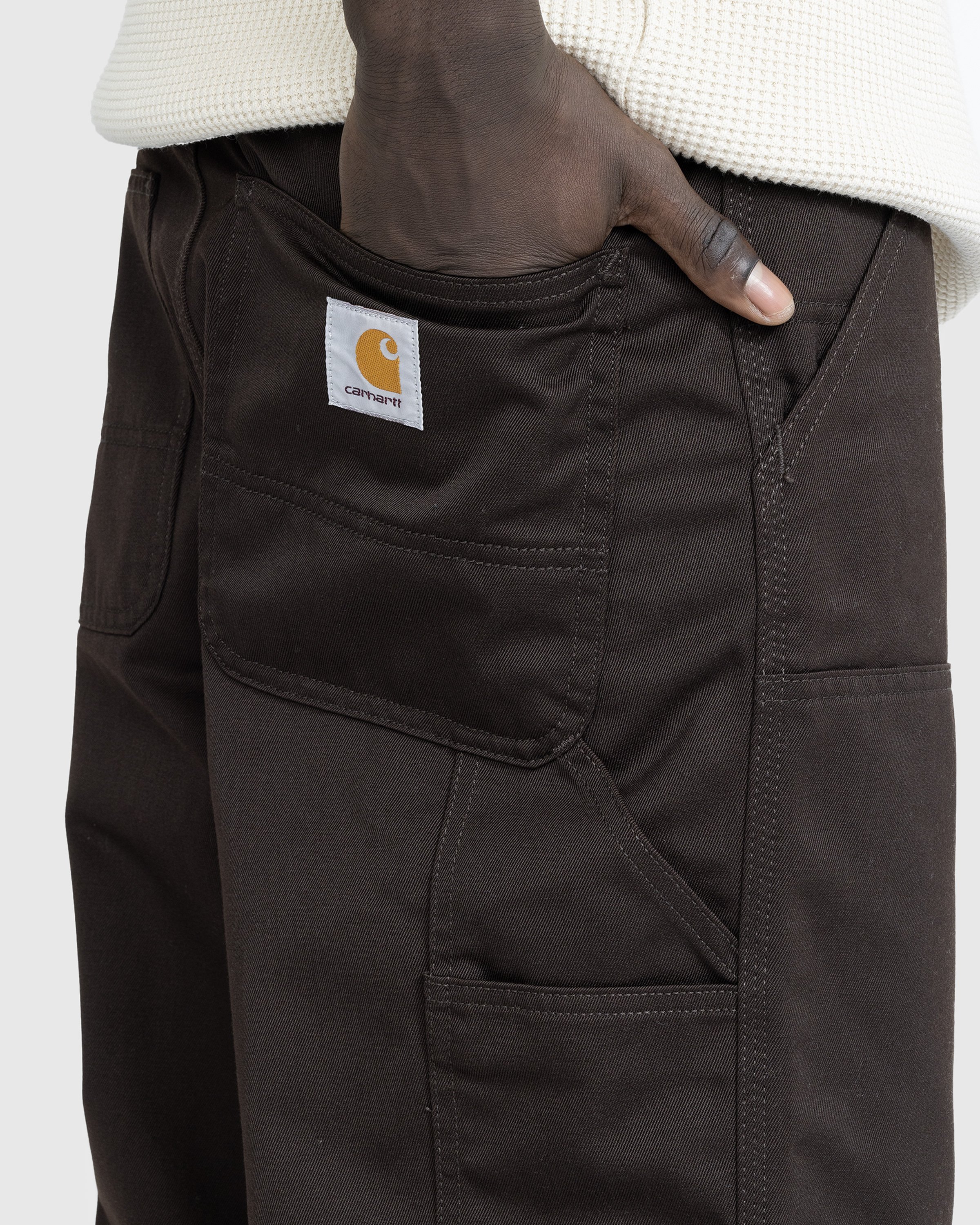 Carhartt WIP - Double Knee Pant Tobacco/Rinsed - Clothing - Brown - Image 6
