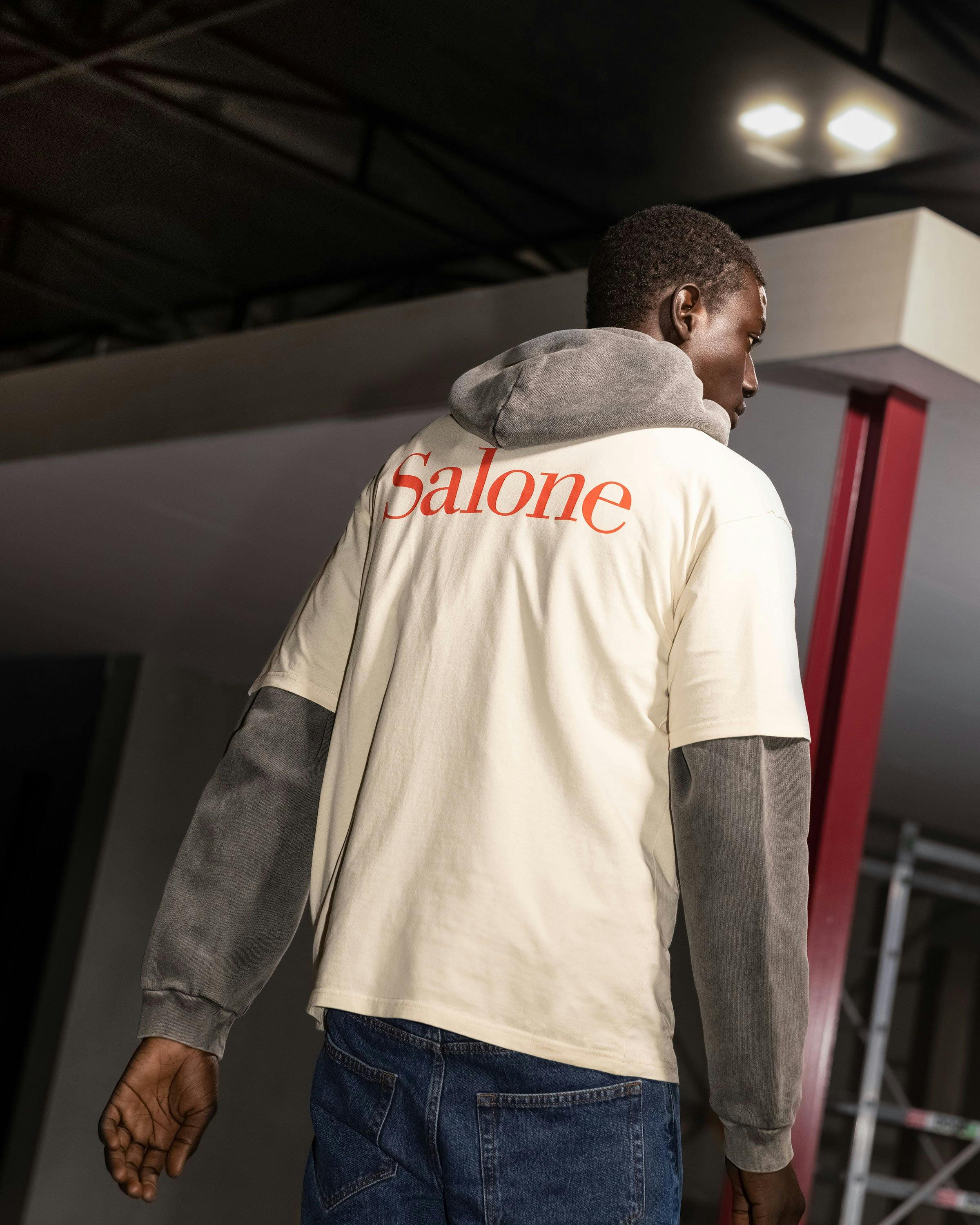 Salone del Mobile x Highsnobiety - Logo T-Shirt Eggshell - Clothing - Beige - Image 5