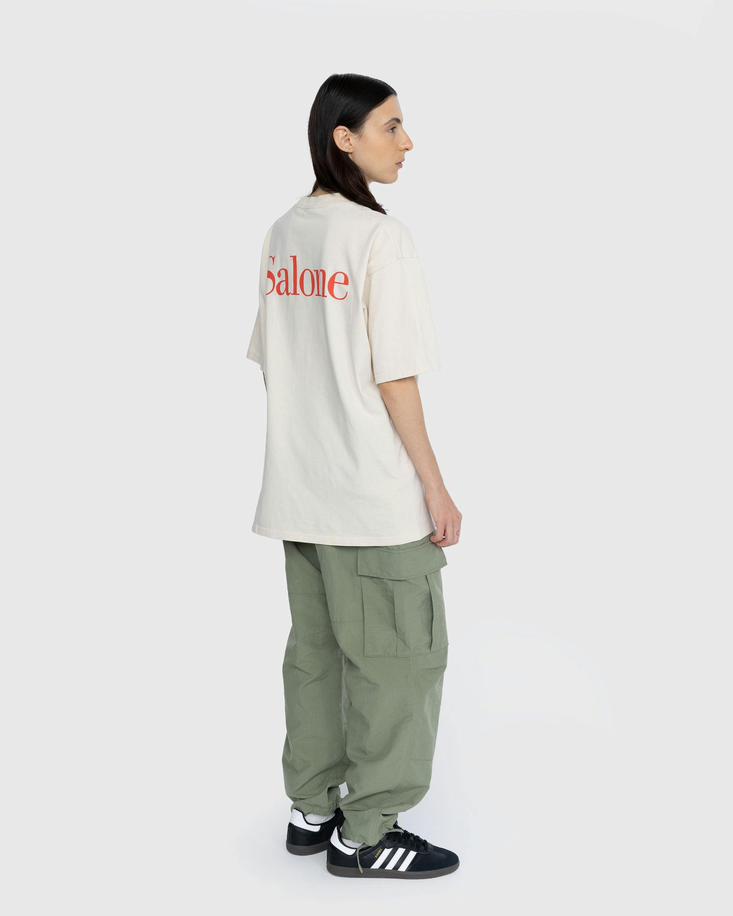 Salone del Mobile x Highsnobiety - Logo T-Shirt Eggshell - Clothing - Beige - Image 11