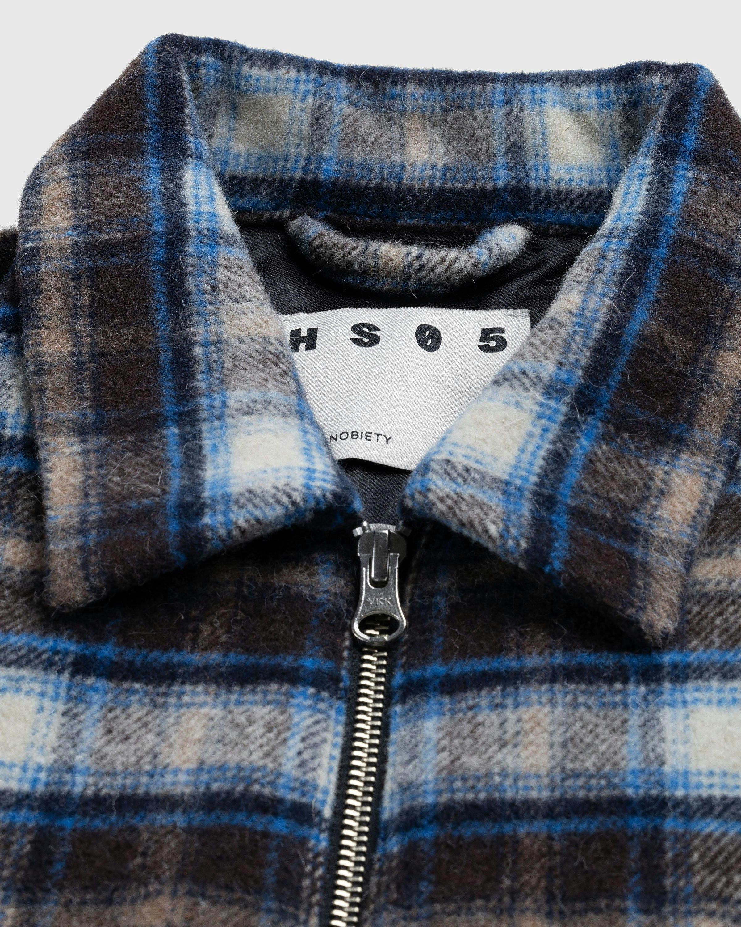 Highsnobiety HS05 - Shaggy Plaid Shirt Brown/Blue - Clothing - Multi - Image 6