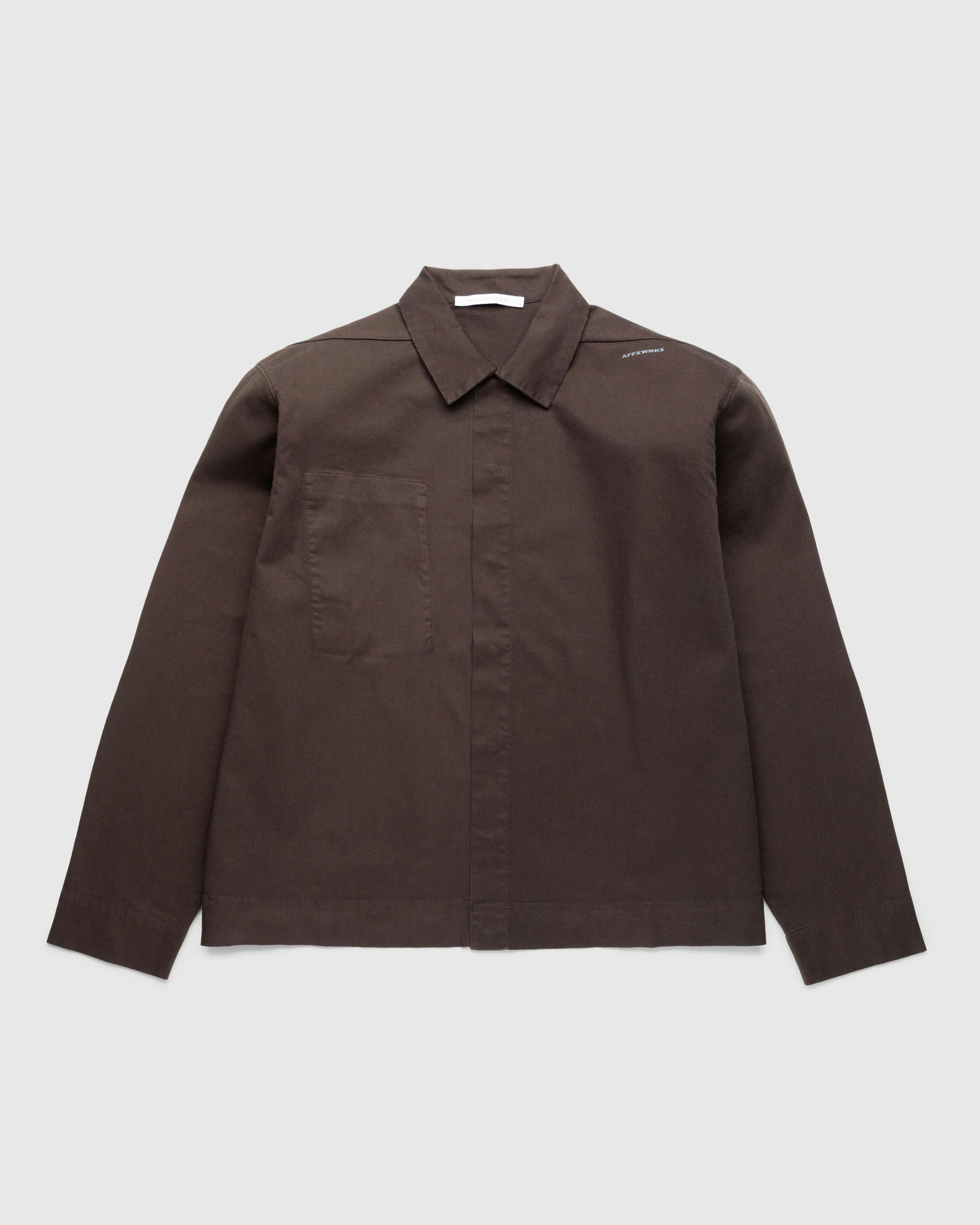 AFFXWRKS - WRKS JACKET - Clothing - Brown - Image 1