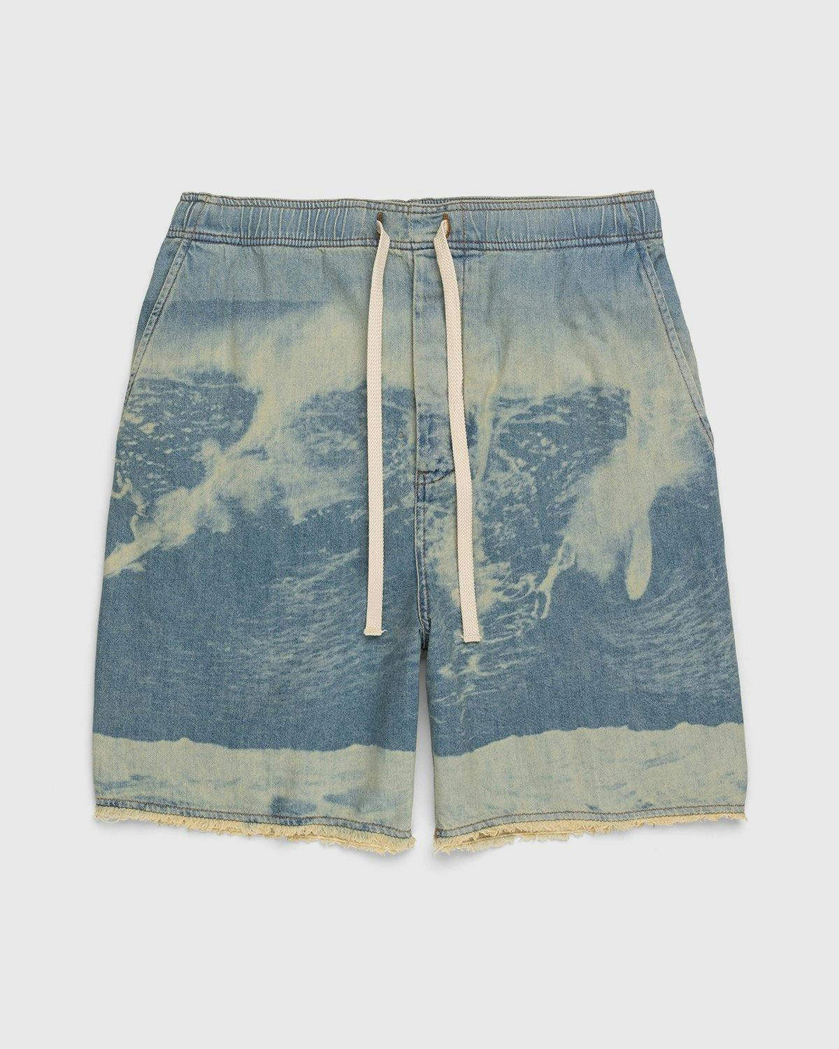 Loewe - Paula's Ibiza Surf Drawstring Denim Shorts Blue - Clothing - Blue - Image 1