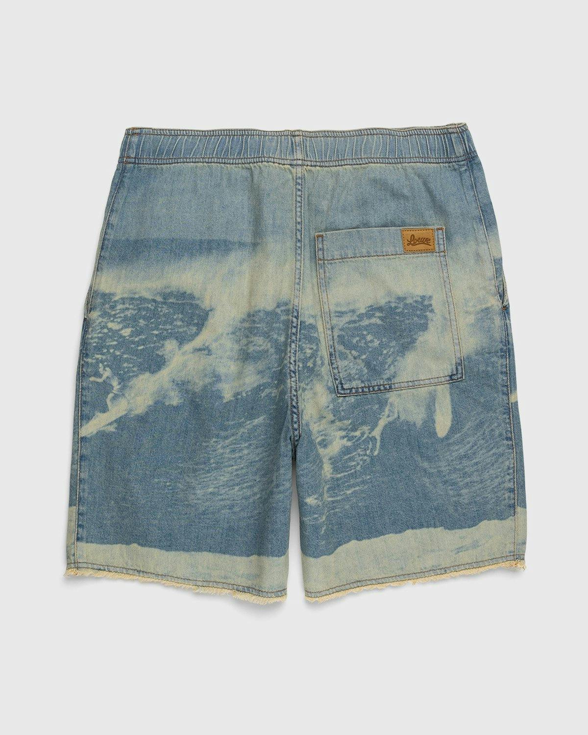 Loewe - Paula's Ibiza Surf Drawstring Denim Shorts Blue - Clothing - Blue - Image 2