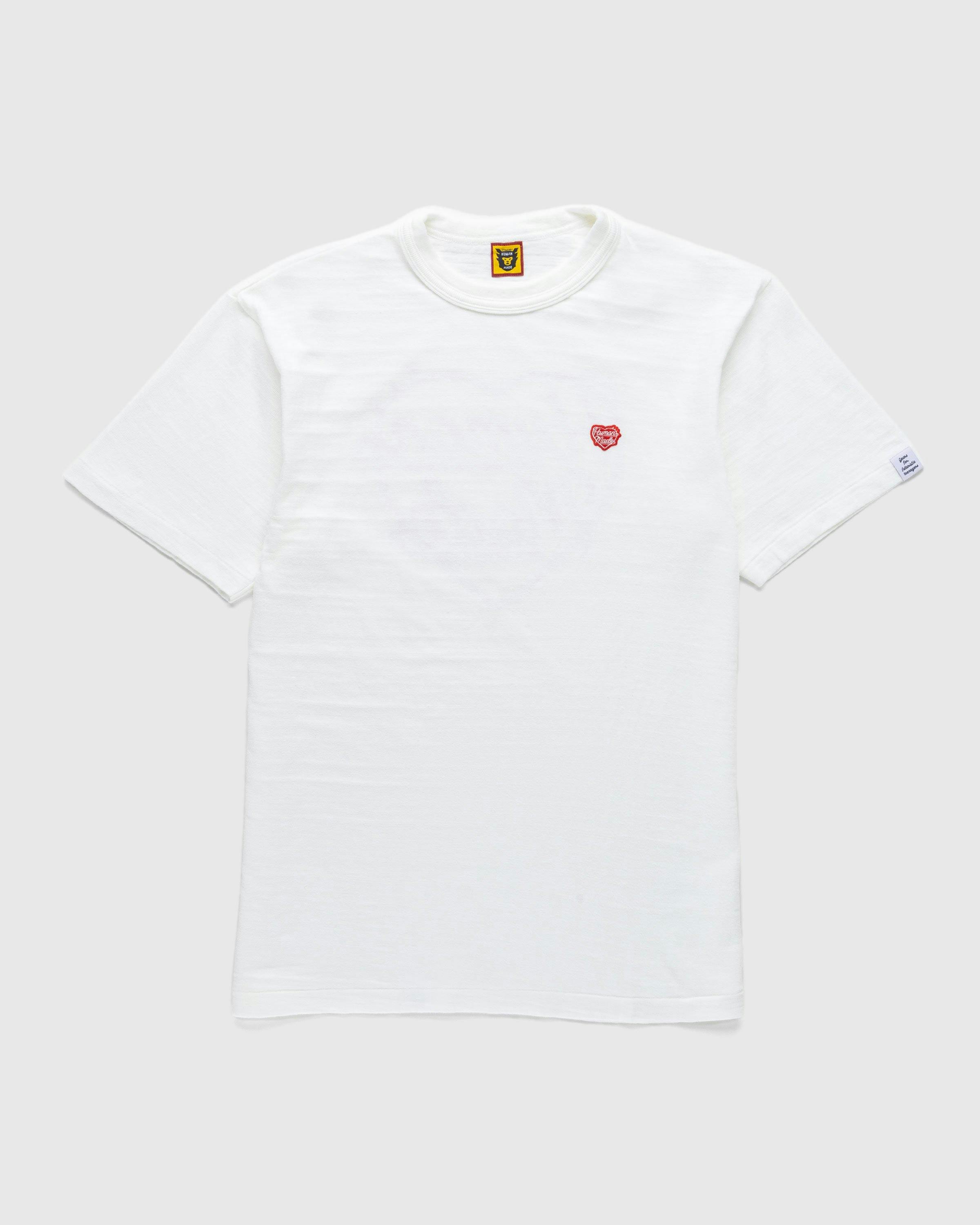 Human Made - HEART BADGE T-SHIRT White - Clothing - White - Image 1