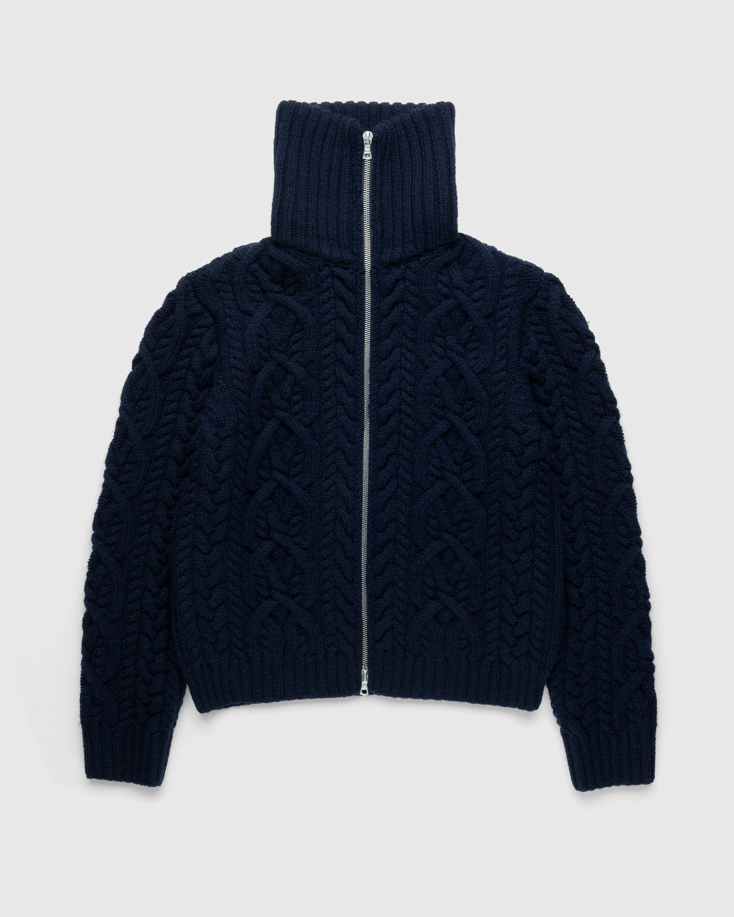 Dries van Noten - Naldo Cardigan Blue - Clothing - Blue - Image 1