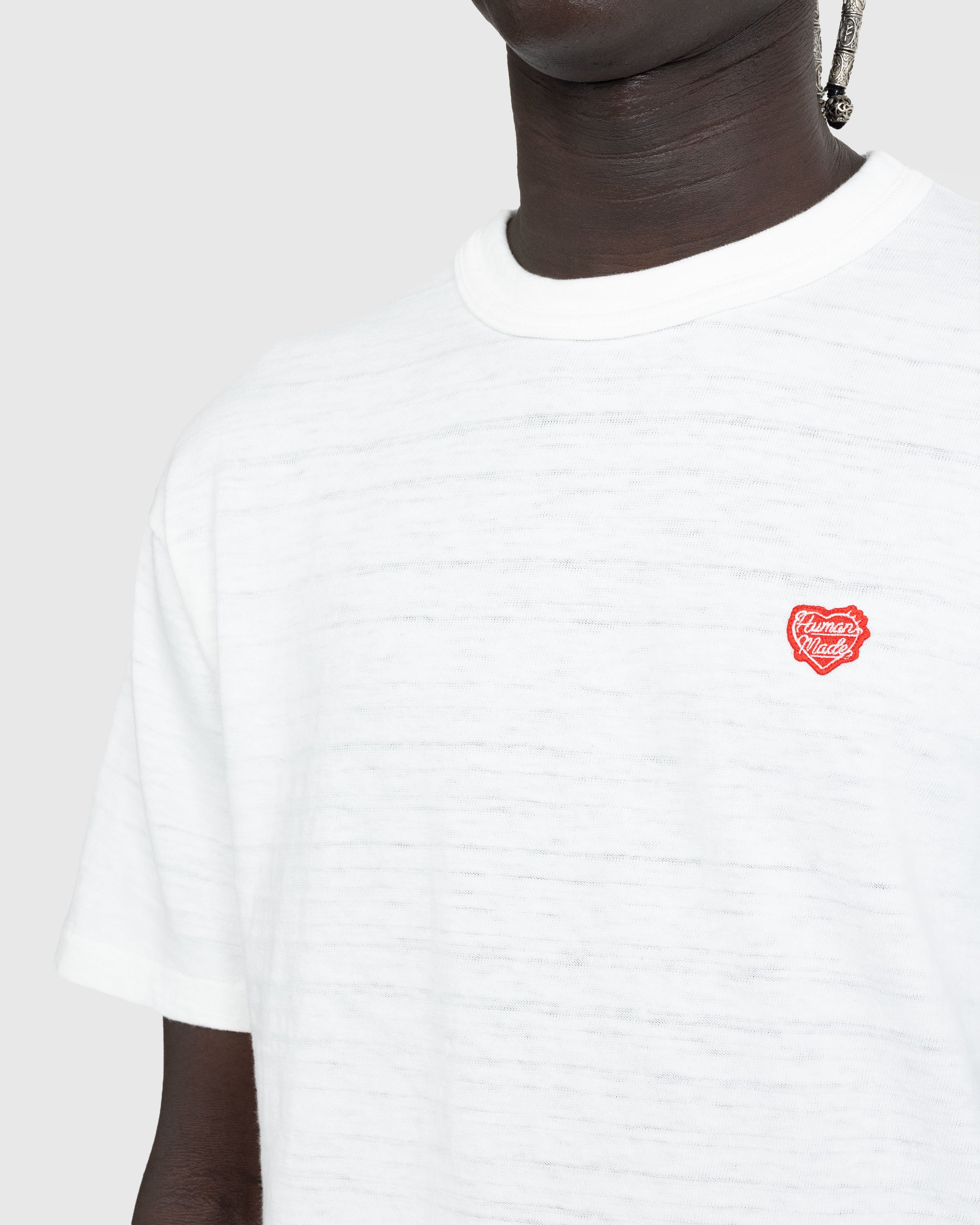 Human Made - HEART BADGE T-SHIRT White - Clothing - White - Image 5