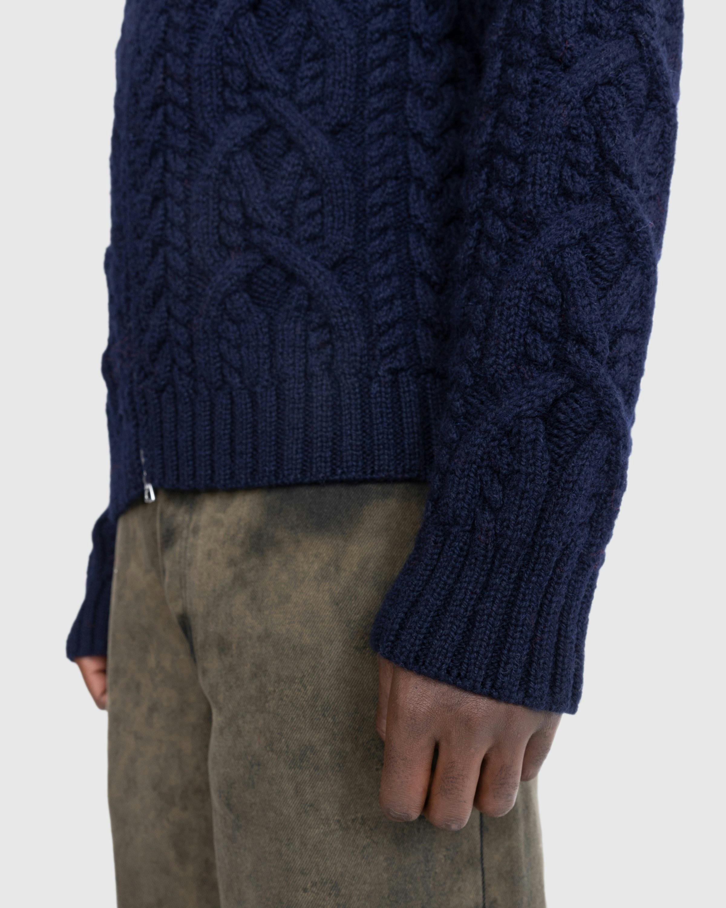 Dries van Noten - Naldo Cardigan Blue - Clothing - Blue - Image 5