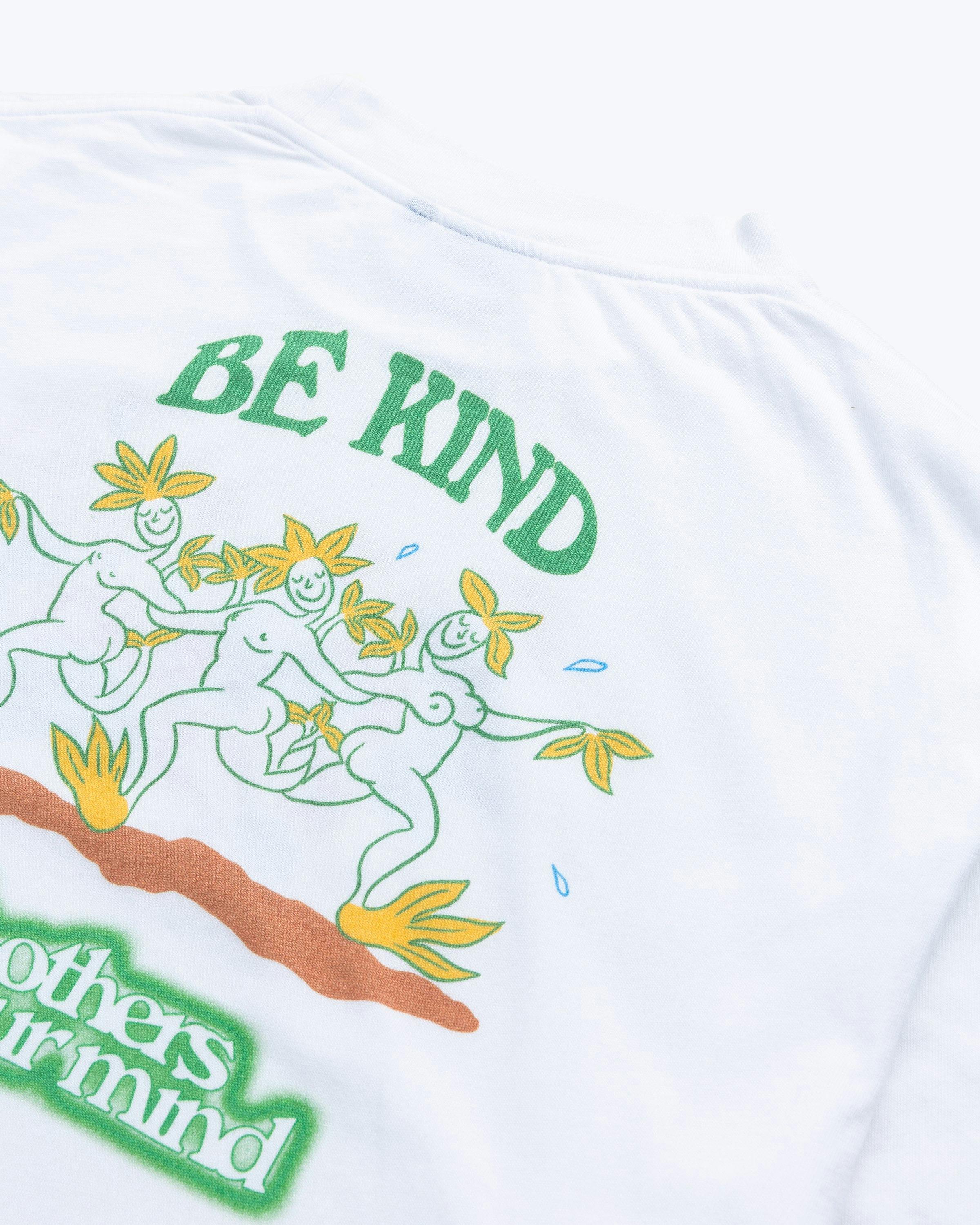 Carne Bollente - Be Kind Longsleeve White - Clothing - White - Image 4