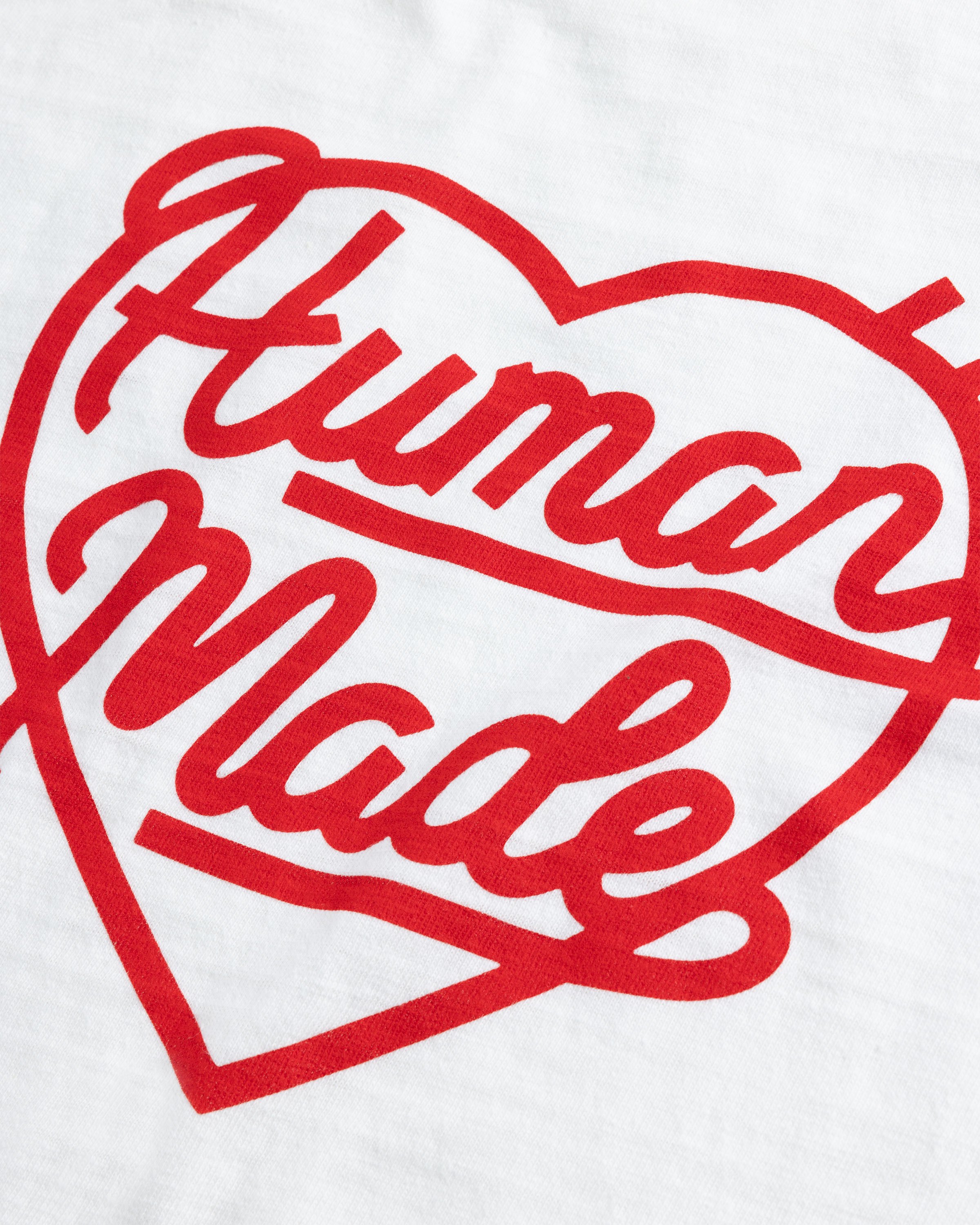 Human Made - HEART BADGE T-SHIRT White - Clothing - White - Image 7