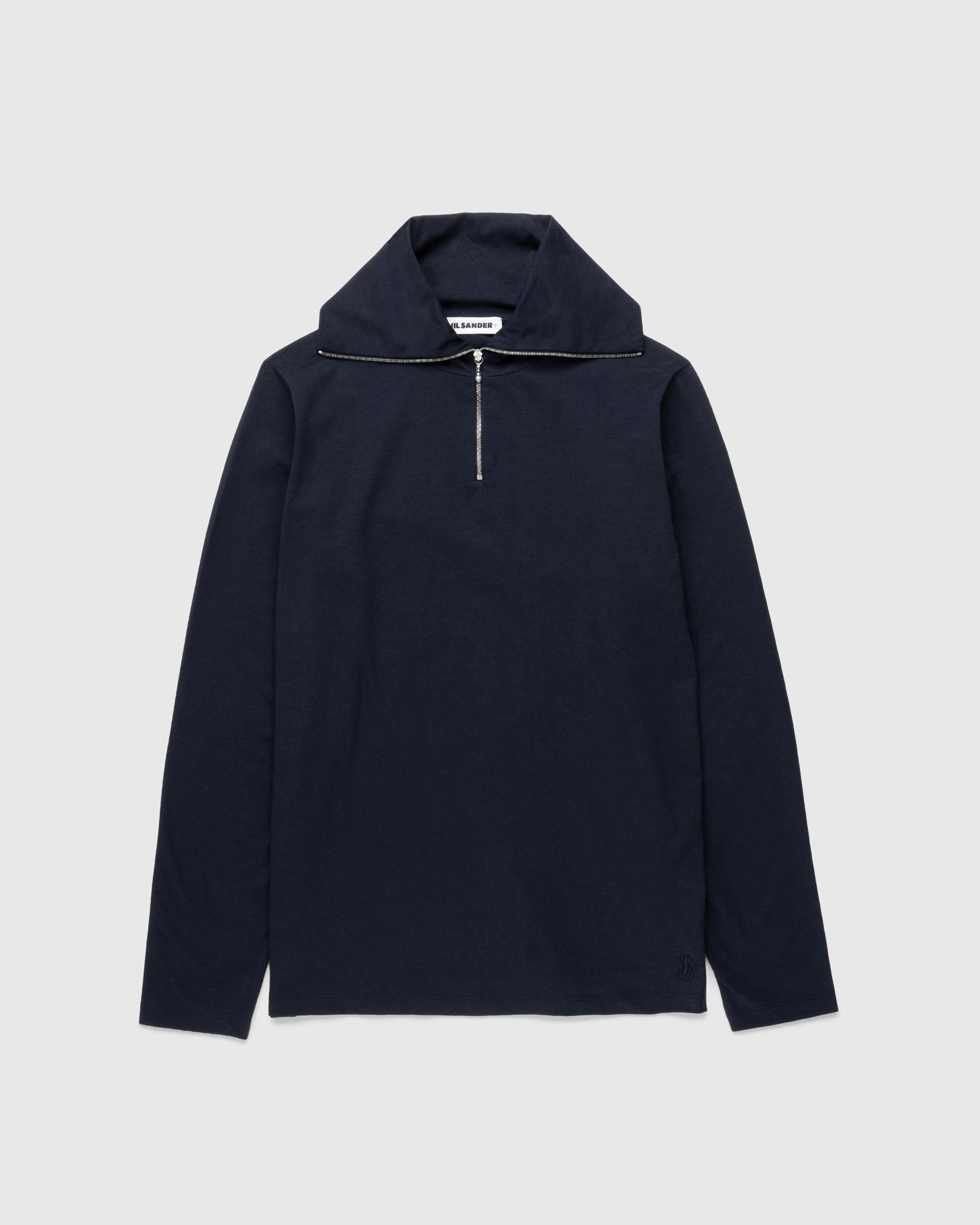 Jil Sander - Zip-Up Long-Sleeve Dark Navy - Clothing - Blue - Image 1