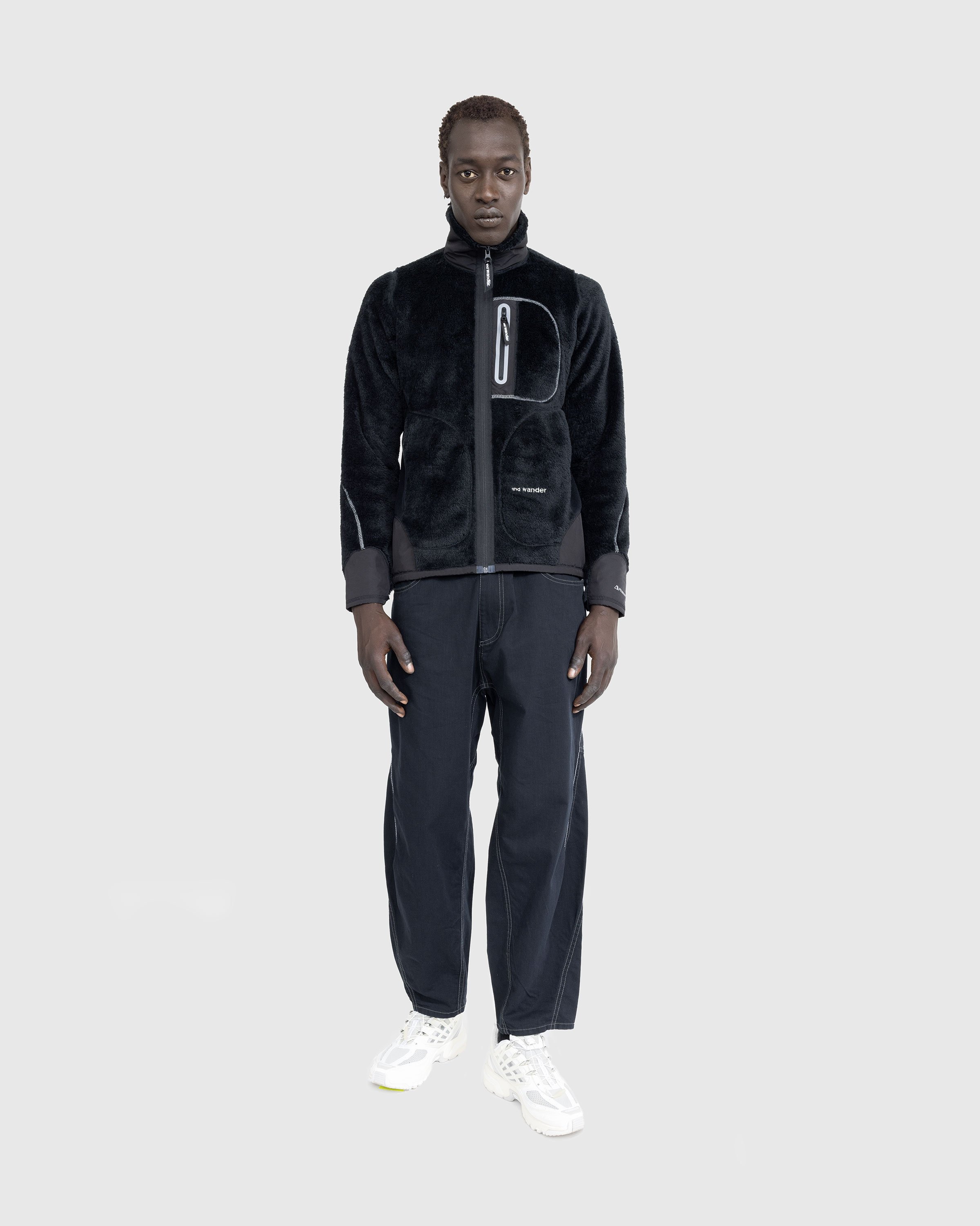 And Wander - High Loft Fleece Jacket Black - Clothing - Black - Image 3