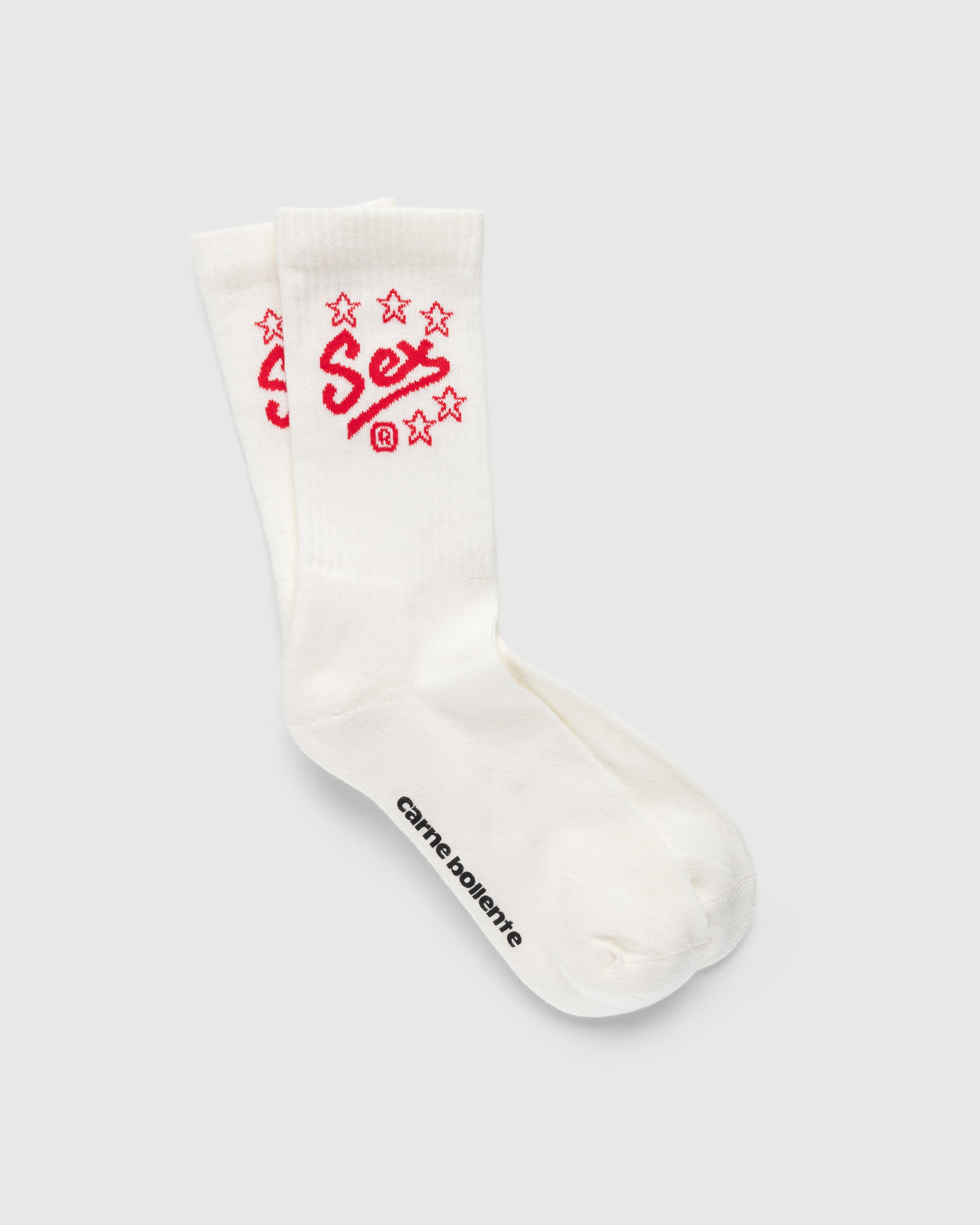 Carne Bollente - Socks Shocks White - Accessories - White - Image 1