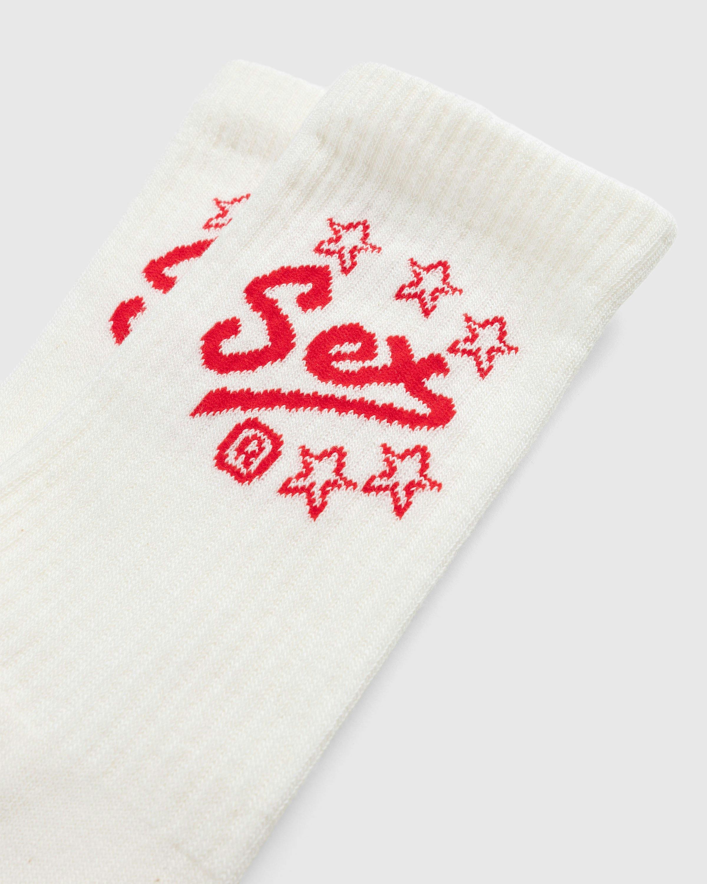 Carne Bollente - Socks Shocks White - Accessories - White - Image 3